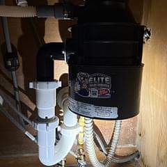 Kitchen sink repipe with new water valves by Elite Trade Services LLC