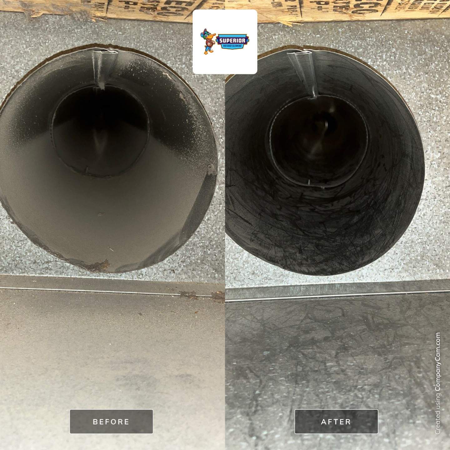 Air Duct Cleaning With a Vacuum Truck in Canfield, OH by Superior Air Duct Cleaning