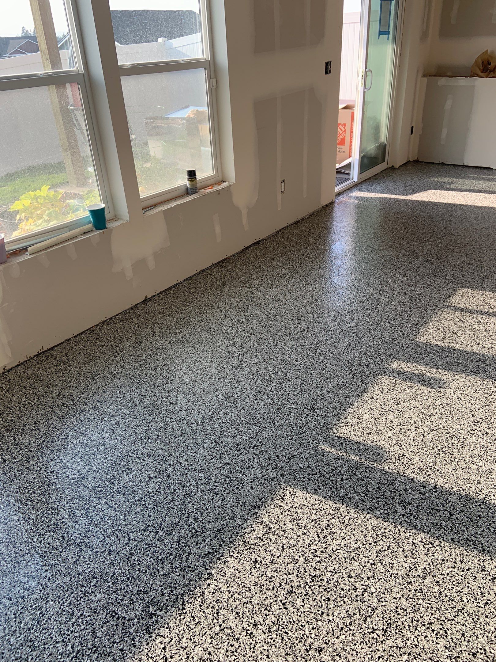 Basement Transformation using Domino by Croc Coatings, LLC