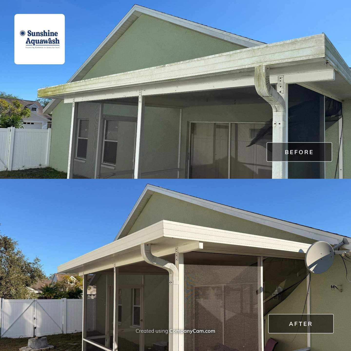 Complete Exterior Cleaning – Driveway, House Wash & More in Palmetto, FL by Sunshine AquaWash