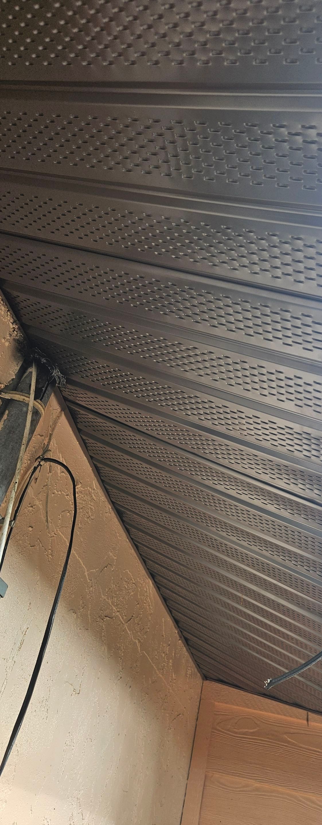 Musket Brown Soffit Installation in Sarasota FL by Gutter Professors