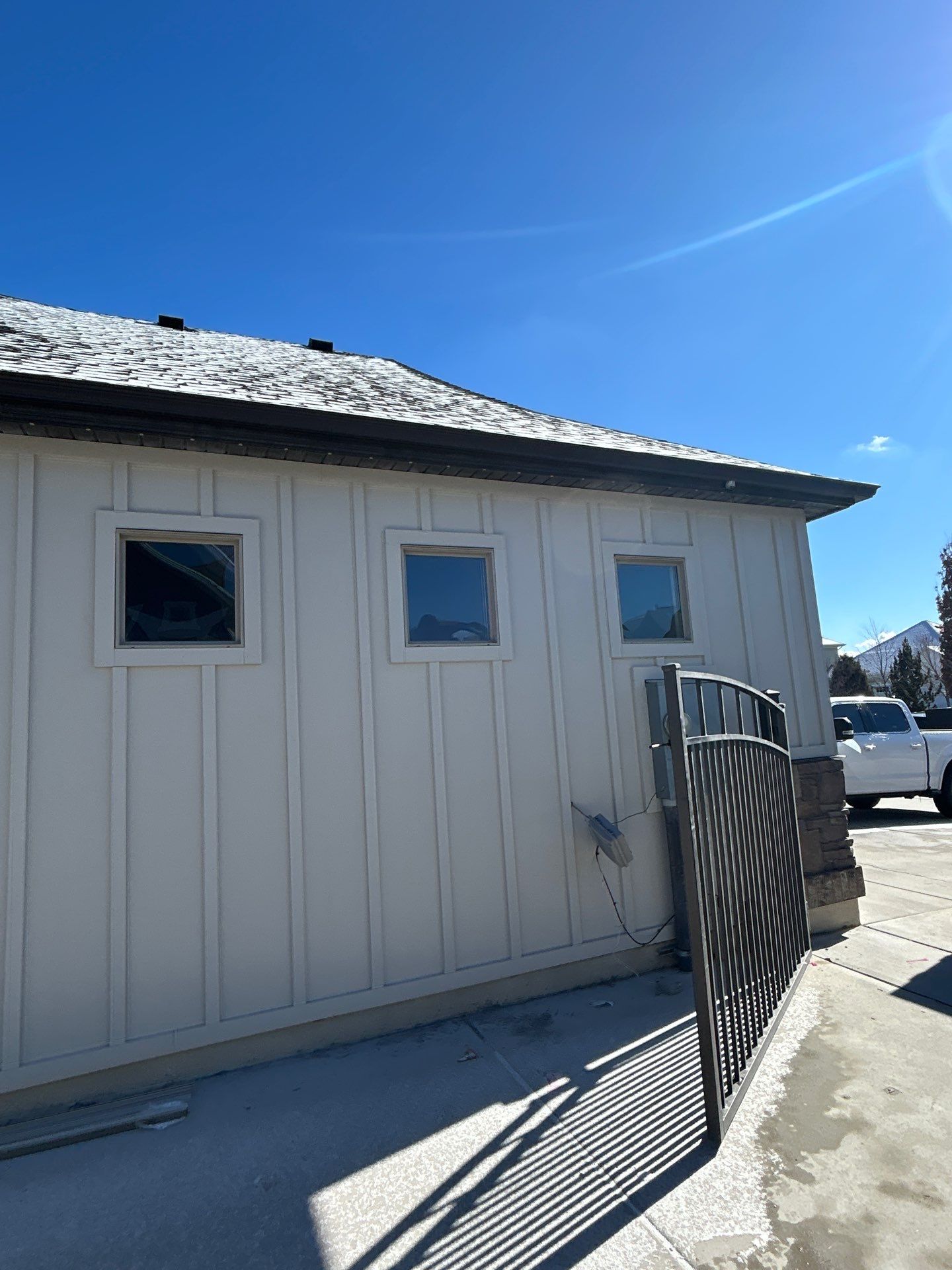 South Jordan | Massive Board & Batten Upgrade | Cobble Stone & Dark Bronze by Ideal Siding Utah