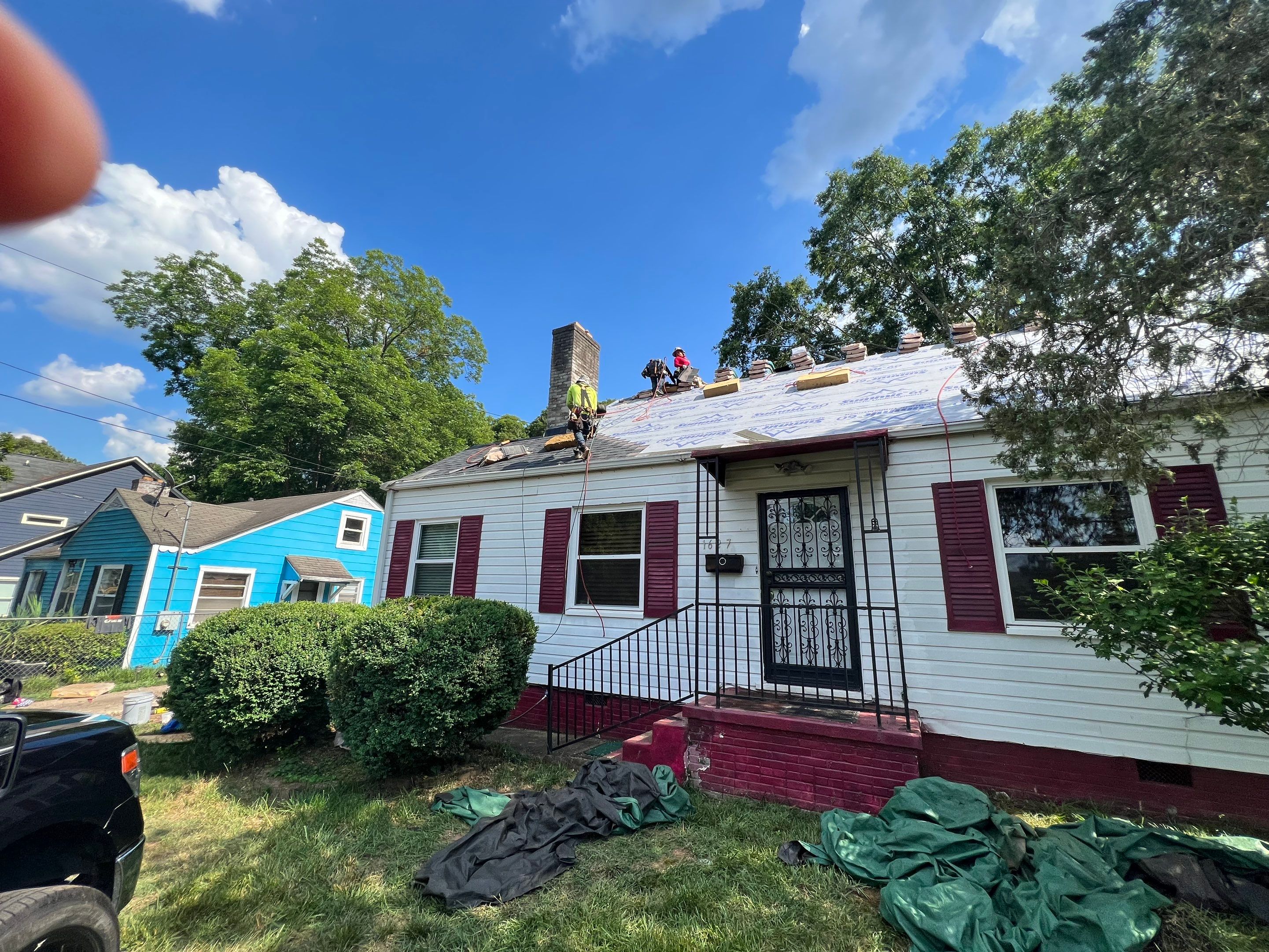 NEW roof, ALL NEW decking, and ALL NEW gutters by Nailed It Roofing & Remodeling LLC