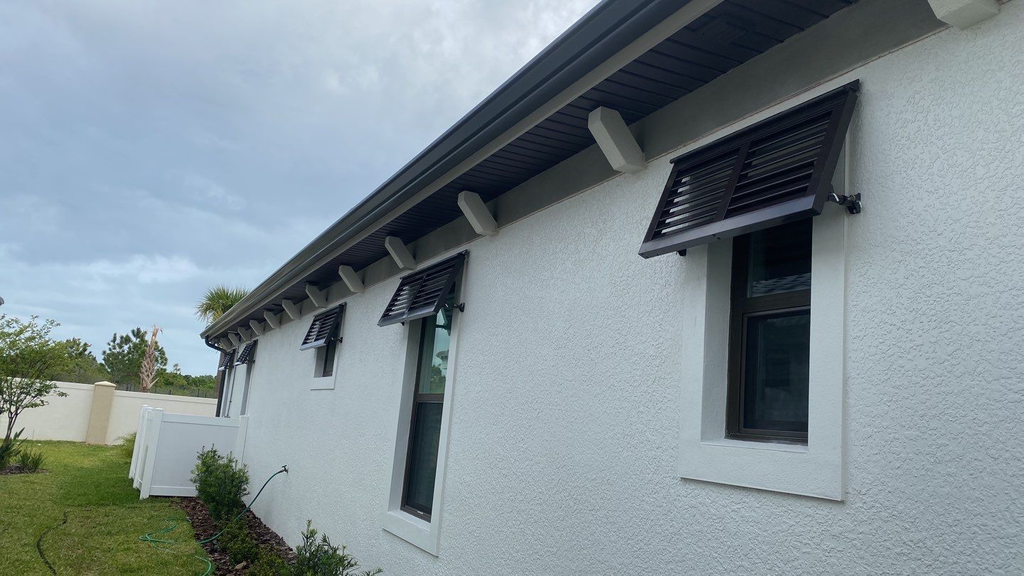 Decorative Bahama Shutters by Smart Guard Shutters