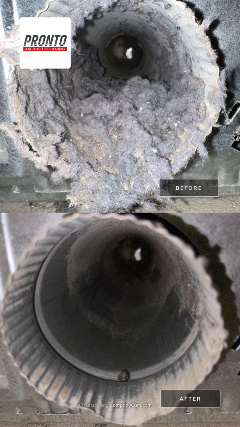 Air duct cleaning using Hypervac by Pronto Air Duct Cleaning