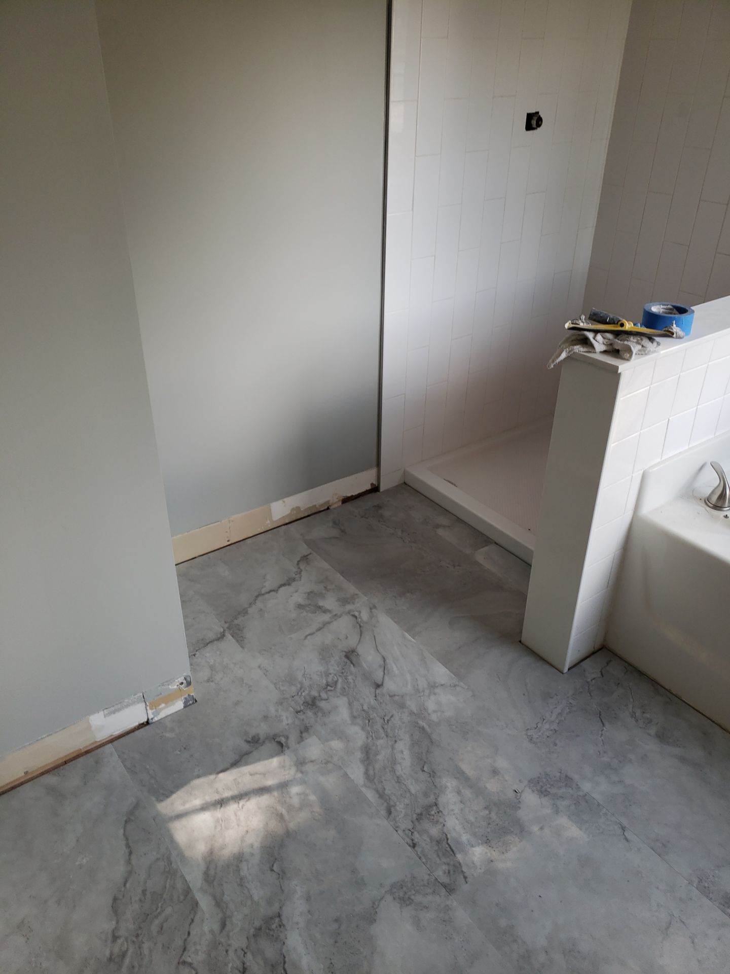 Bathroom Transformation Complete by A Step Above Handy LLC