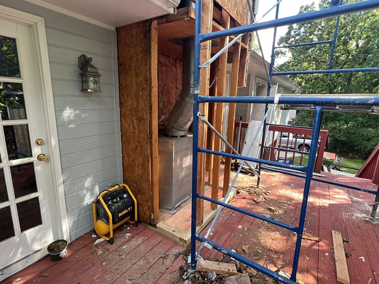 South Trace Lane - Deck Installation and Chimney Repair by Pillar and Pine