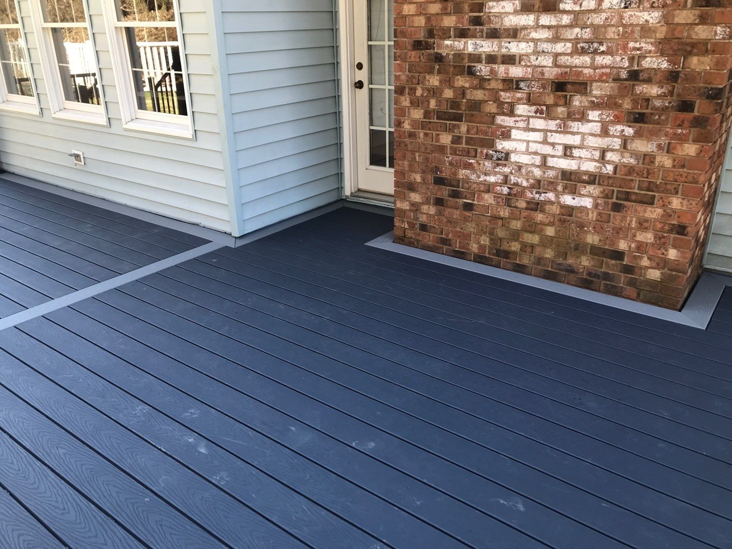 Deck Installation using Trex Decking and Railing  by Secure Construction Company Inc