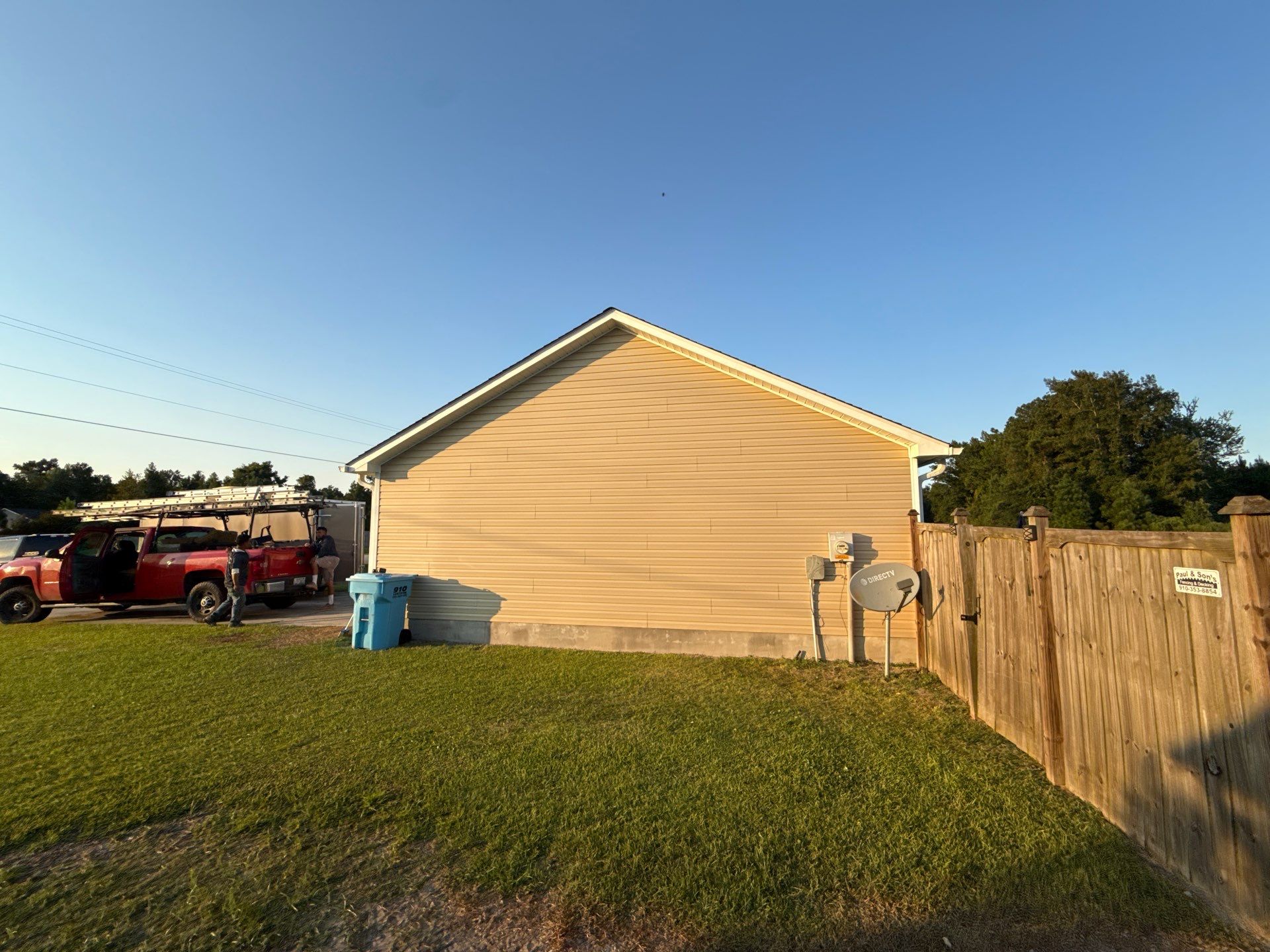Exterior Project Effected by Lightning  by Life Construction