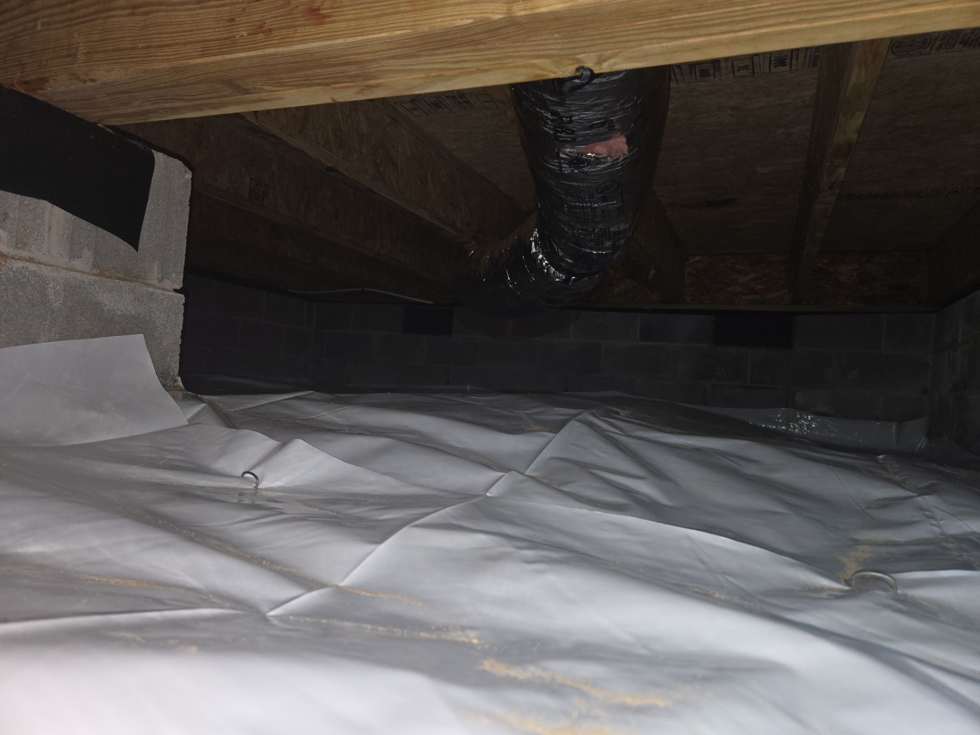 Project in Yorktown by Patriot Crawl Space Repairs