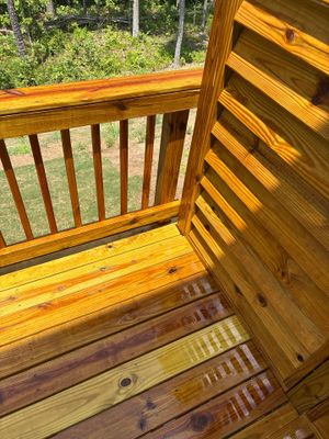 Deck using Wood Sealant