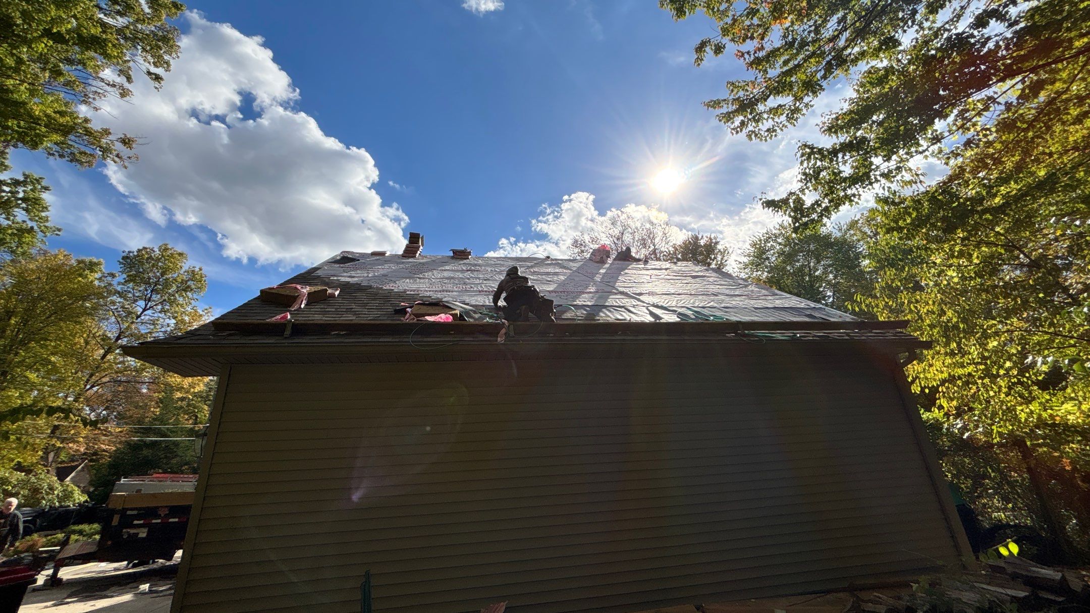 Roof Replacement using Owens Corning Driftwood by 180 Contractors