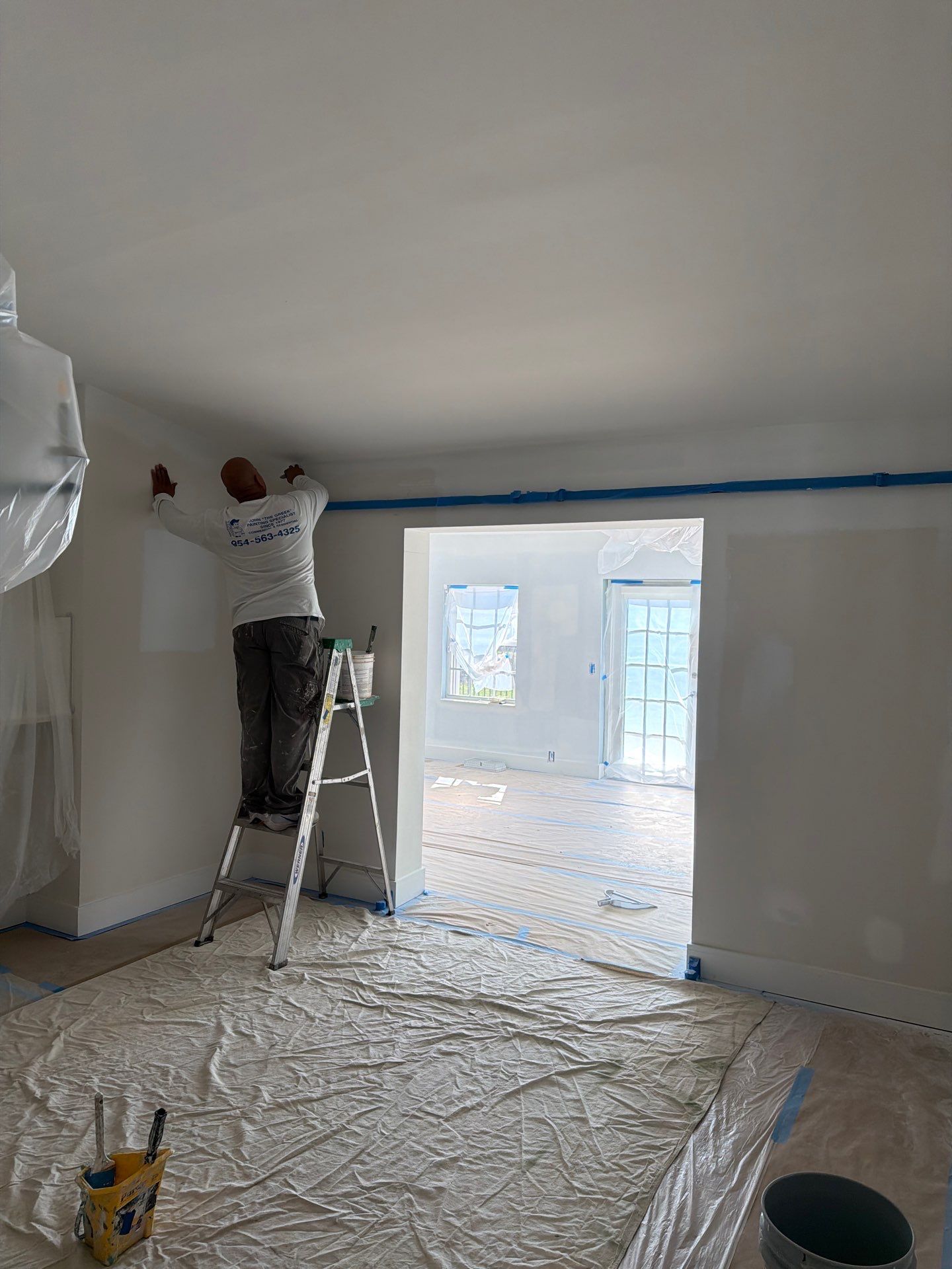 Interior Residence Boca Raton by John “The Greek” Painting