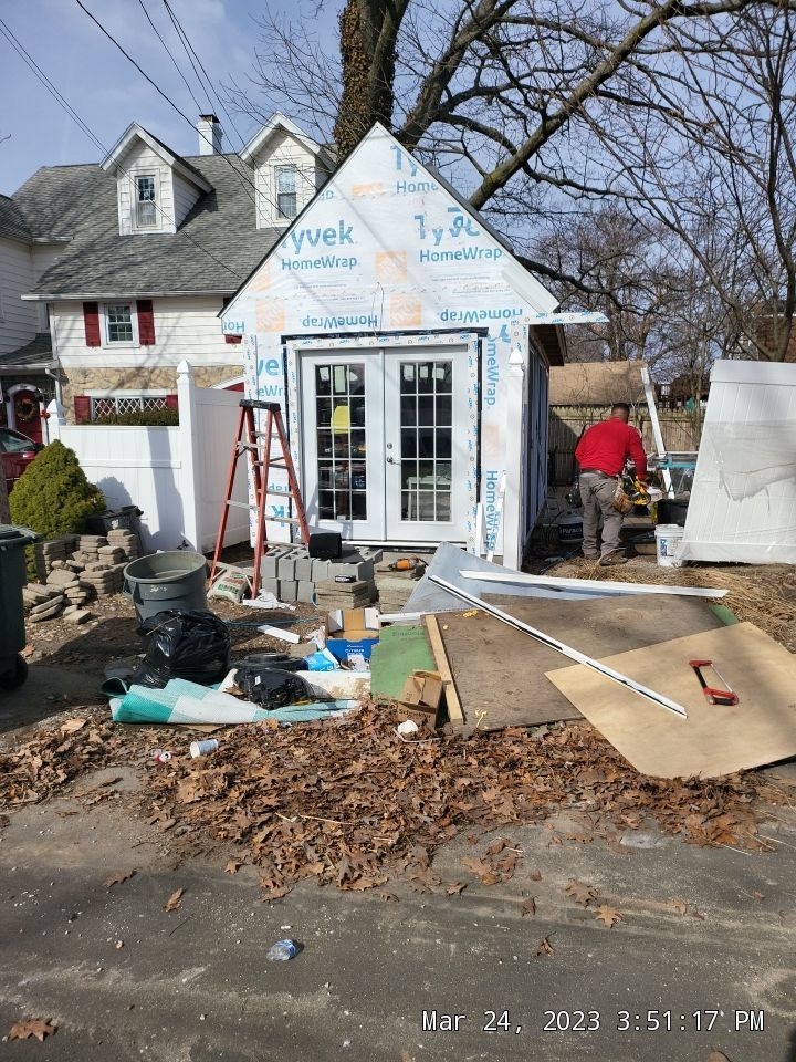 Siding Installation using Hardie Plank Aged Pewter by A Plus Exterior