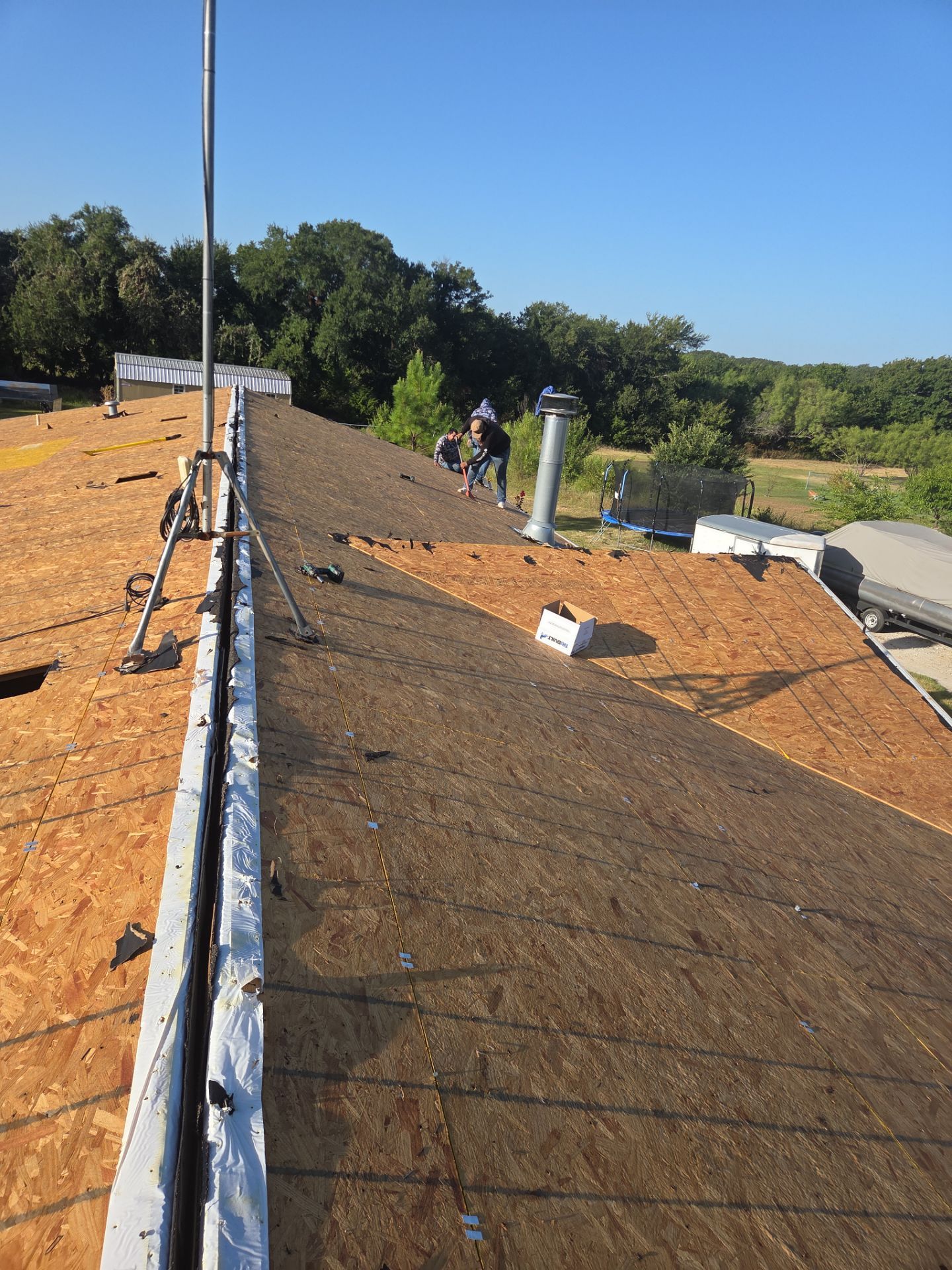 Project in Weatherford by Lonestar Roofing and Restoration LLC.
