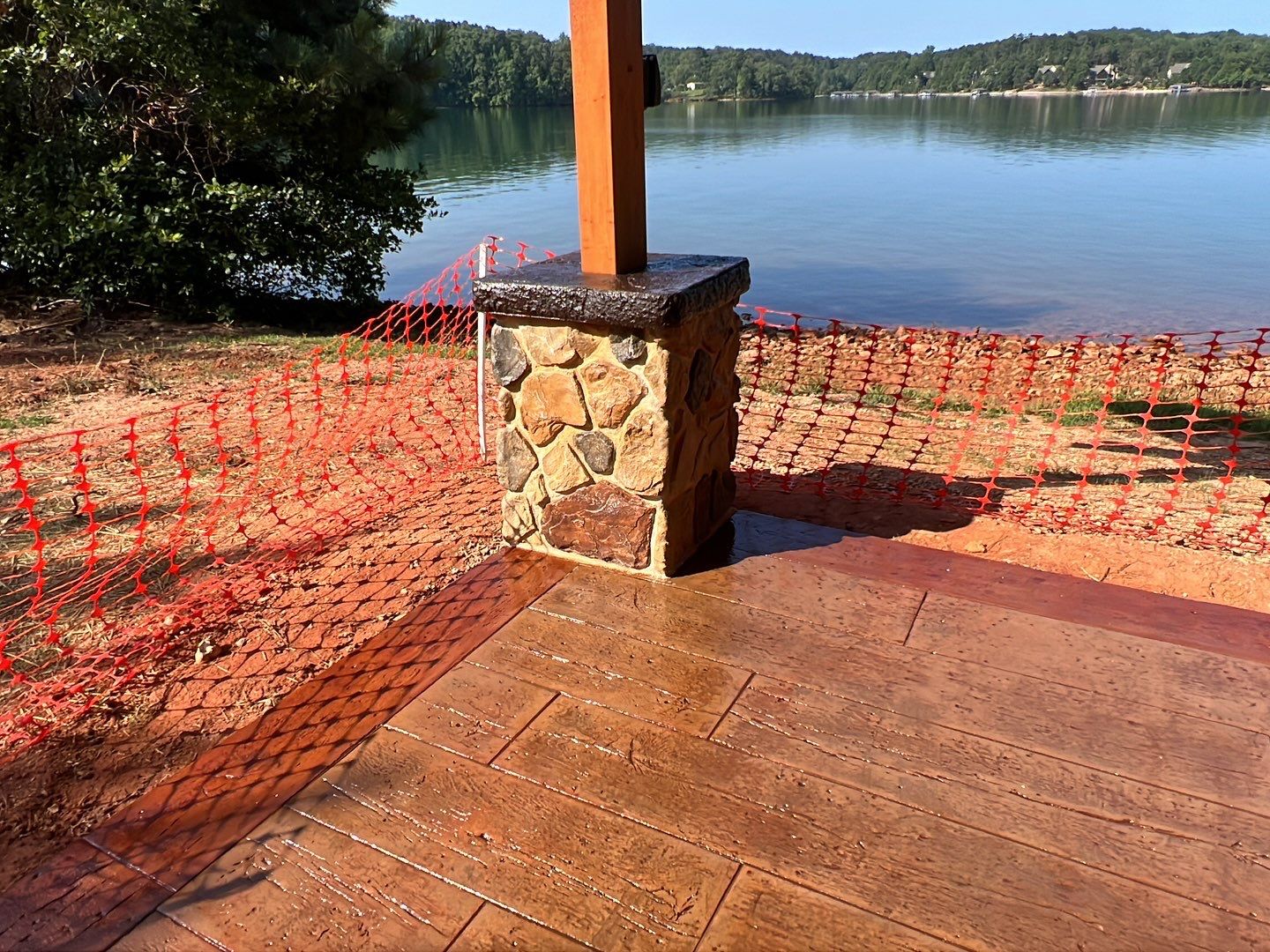 Stamped Concrete Pavilion Slab by Xtreme Concrete Services