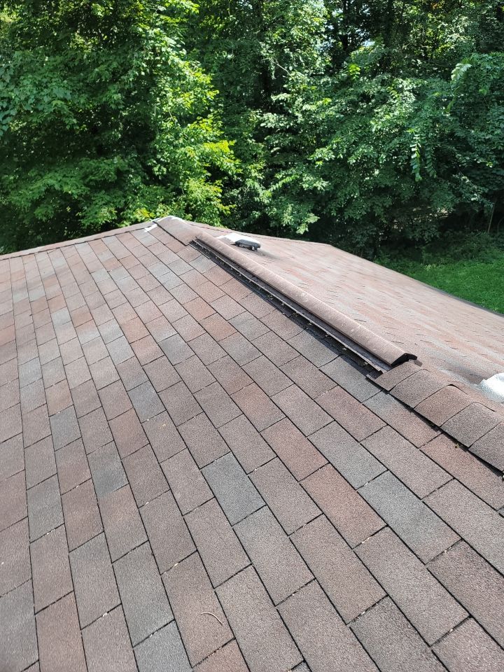 Atlas Pinnacle Pristine Scotchgard: Hickory Drip Edge: Musket brown by Eagle Eye Roofing