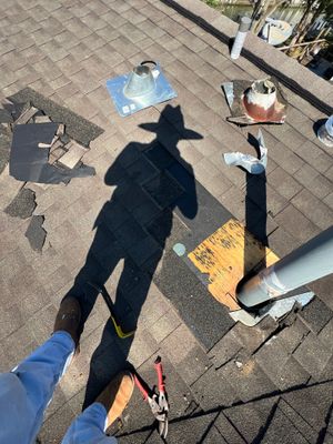Residential Roofing Repair using Owen's Corning Duration (Lifetime) Shingles