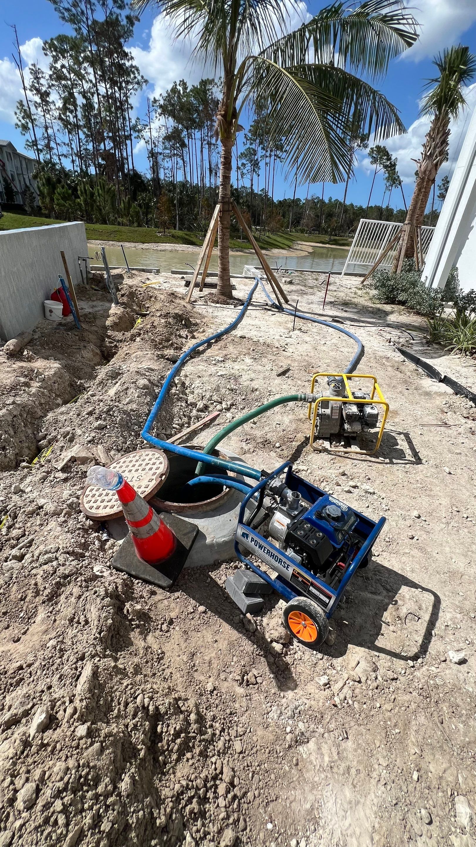 New Construction Condo Community Stormwater System Maintenance  by APS Power & Water