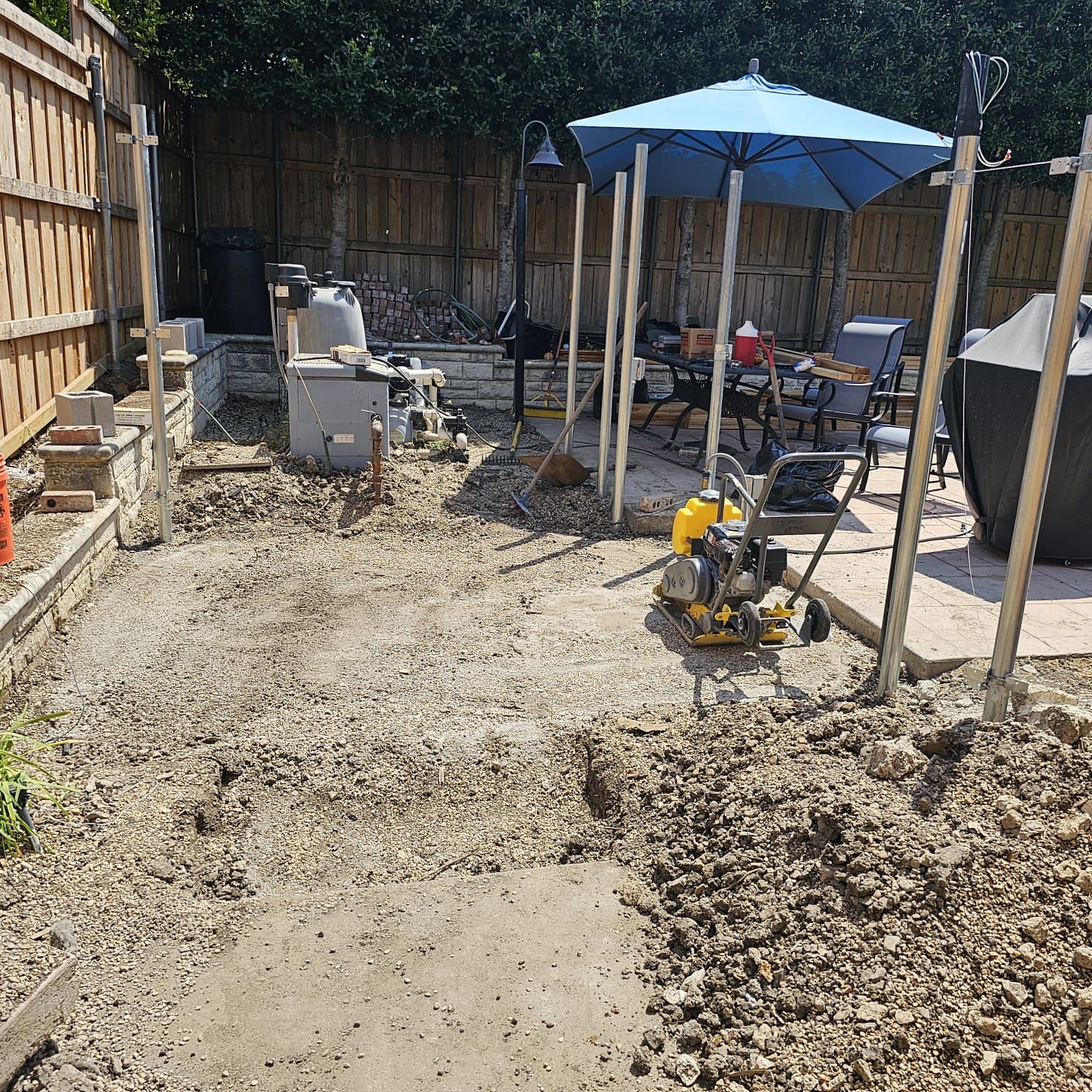 Fence & Concrete Patio by EL-GC LLC 