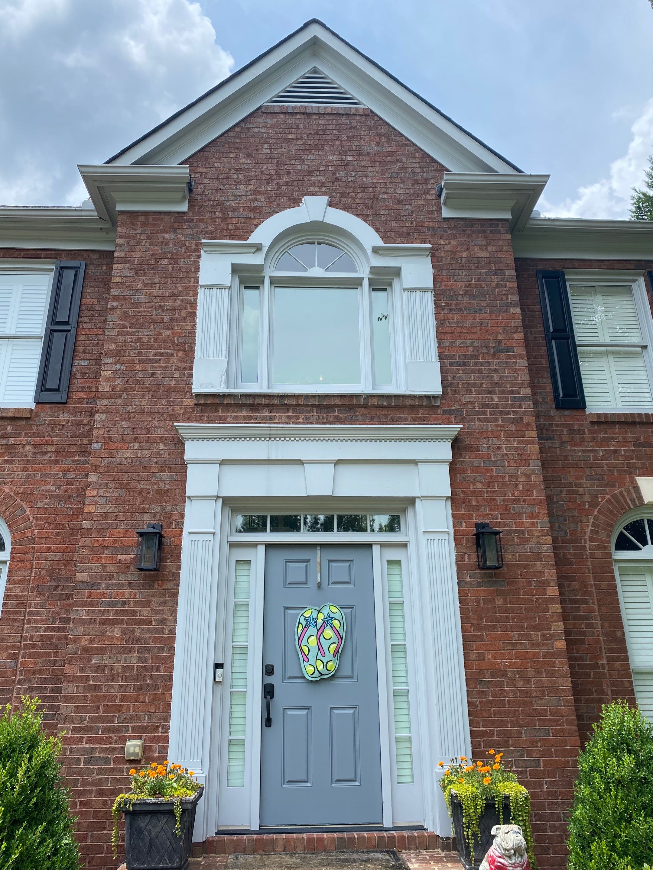 Exterior Painting and Trim Refresh for a Woodstock Brick Home by Swift Home Renovations