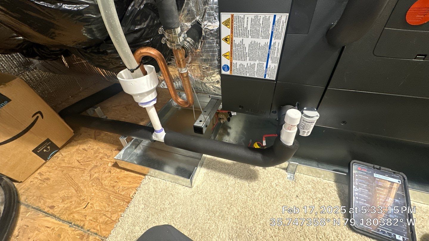 Trane XV20i Split Heat Pump Install  by Nick's Mechanical LLC.