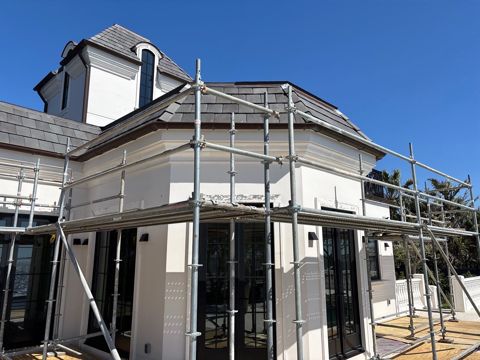 Gutter Installation using Half Round Seamless Gutters in Tampa FL by Gutter Professors