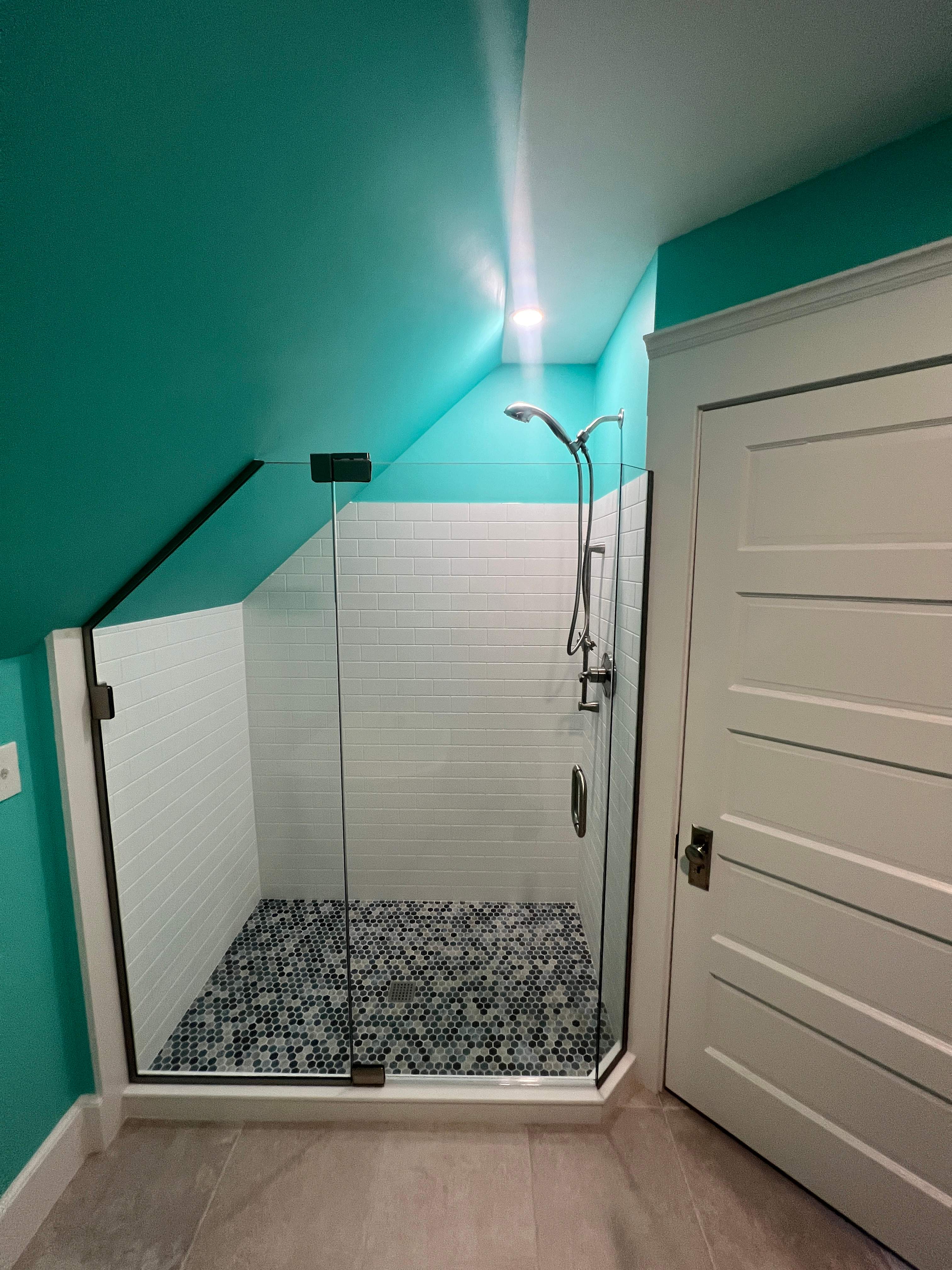 Bathroom Remodel w/ Swanstone Shower Walls & Slipper Tub by Chagnon Building & Remodeling LLC
