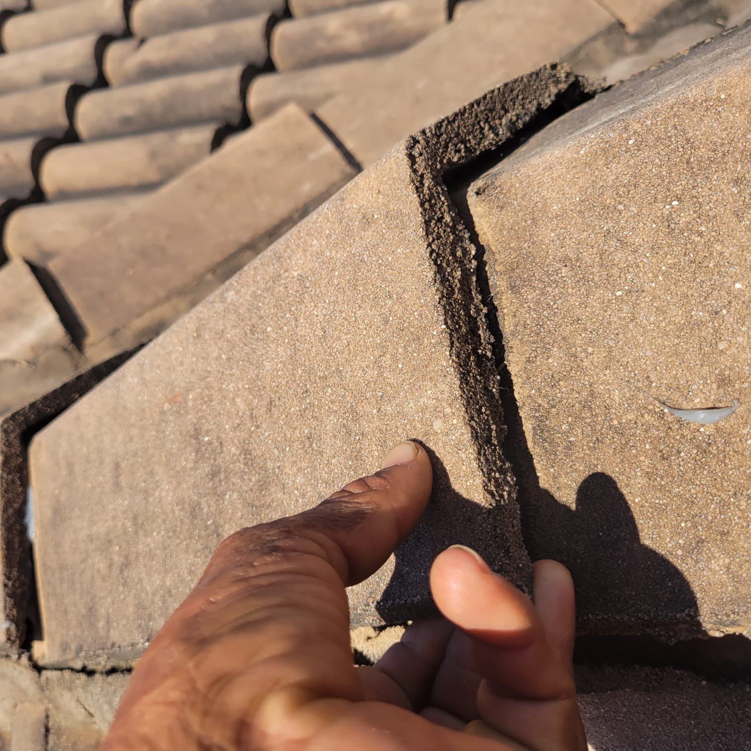Residential Roofing Inspection using Concrete Tile by Four Peaks Roofing