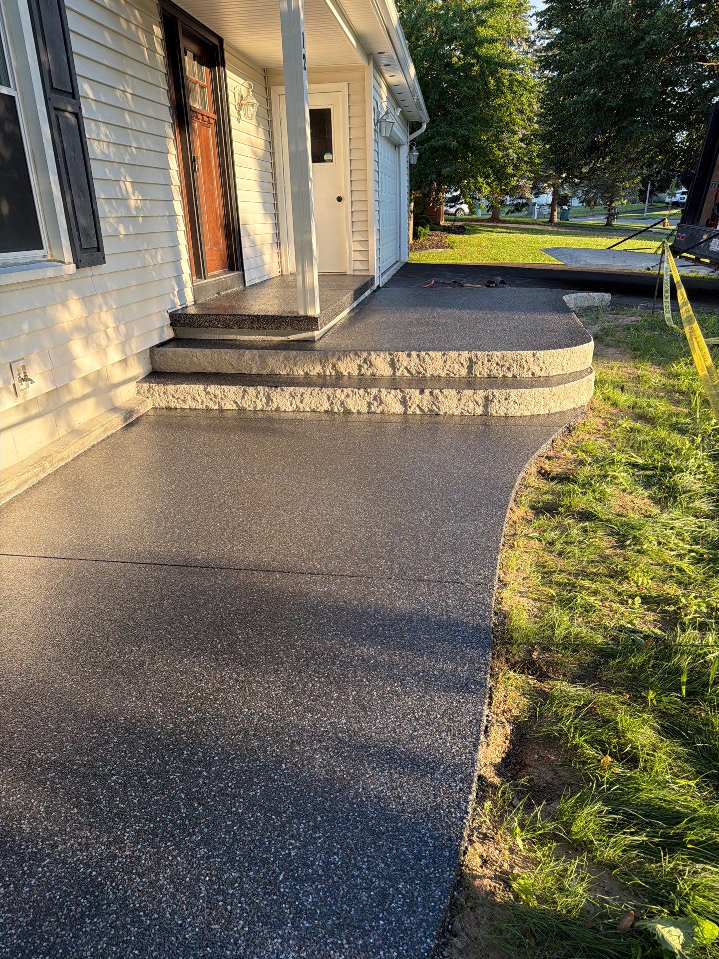 Vintage Galaxy Stoop Coating by NG Masonry & Construction LLC