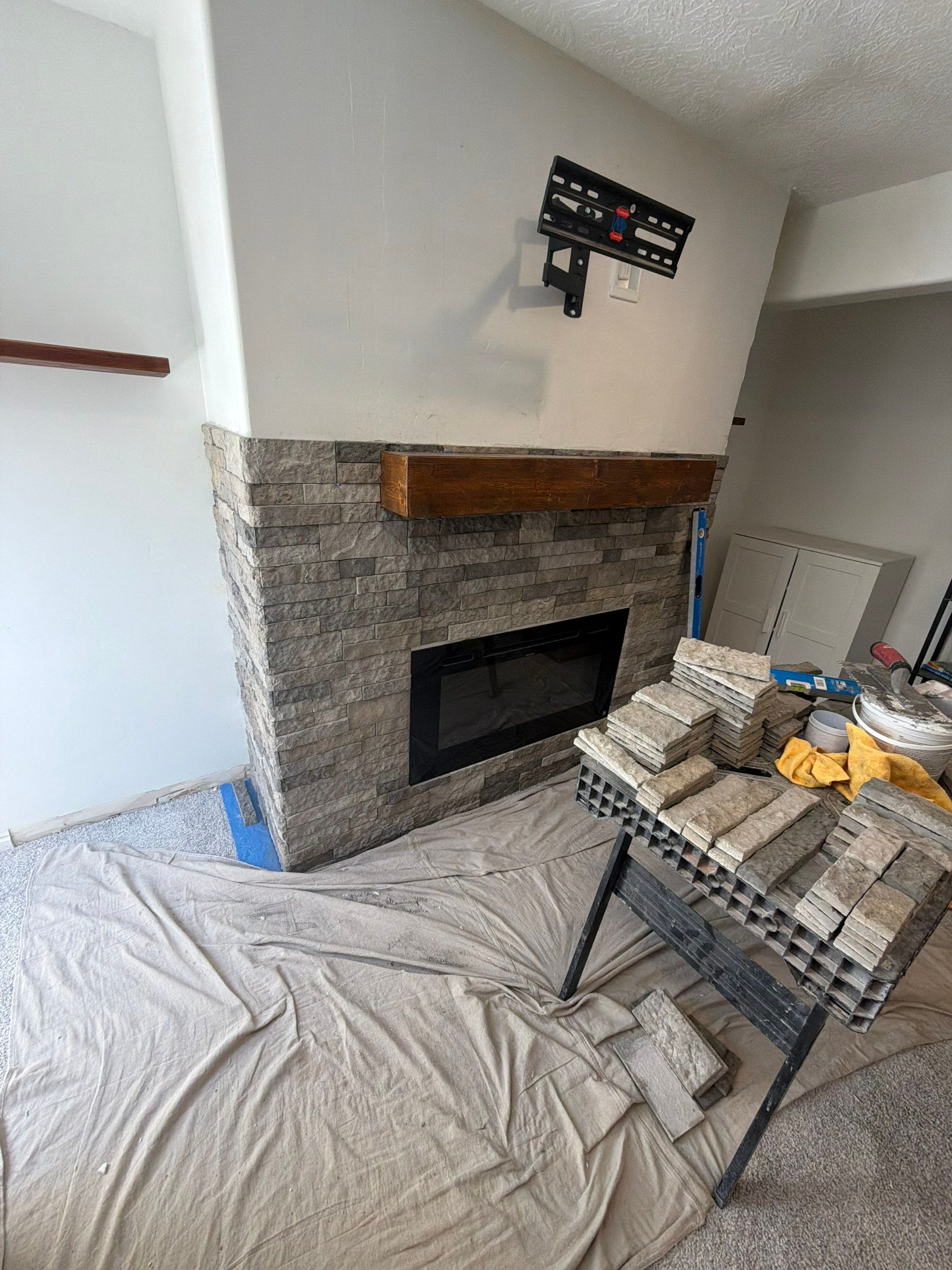Fireplace Project in Murray by Rudd Builders LLC