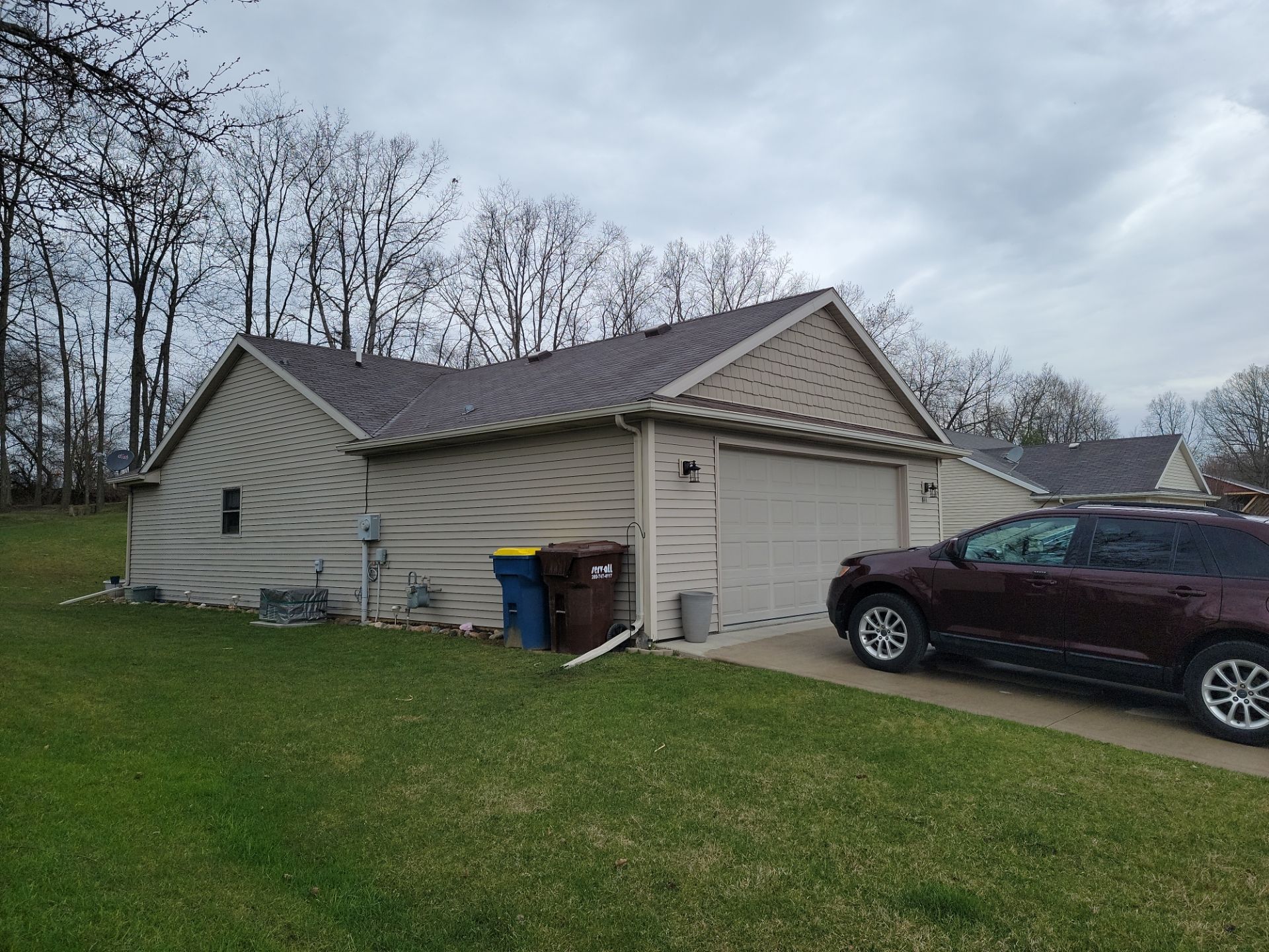 Burnished Slate Metal Shake Roof for Retired Homeowners in Angola, Indiana by 4Ever Metal Roofing