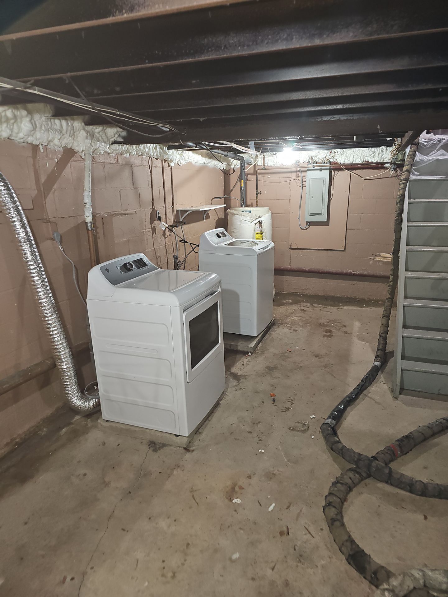 Attic Insulation using open cell spray foam by NYS Foam & Energy