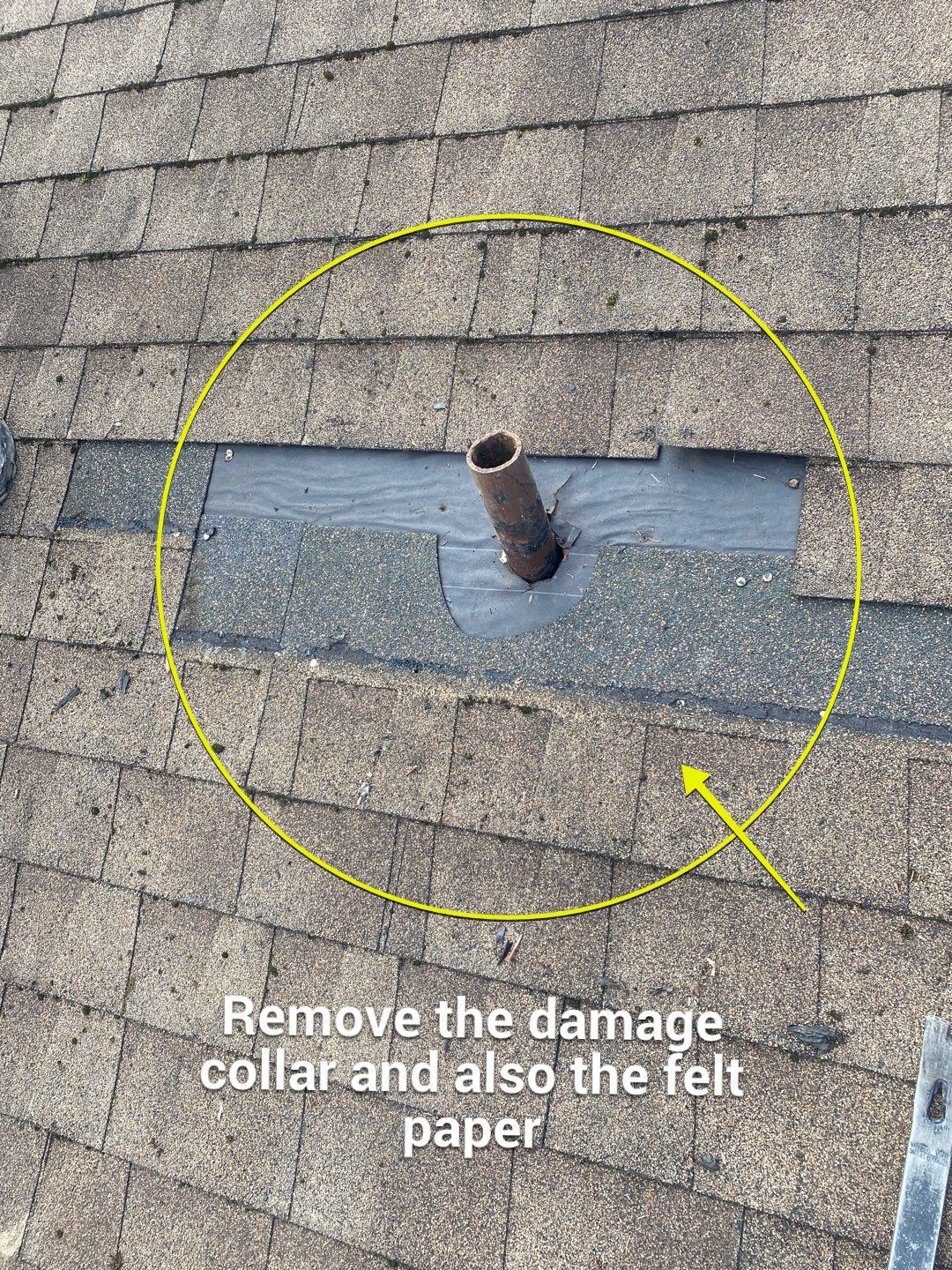 Install new life time vent collars and roof repair  by Alpha Design Services