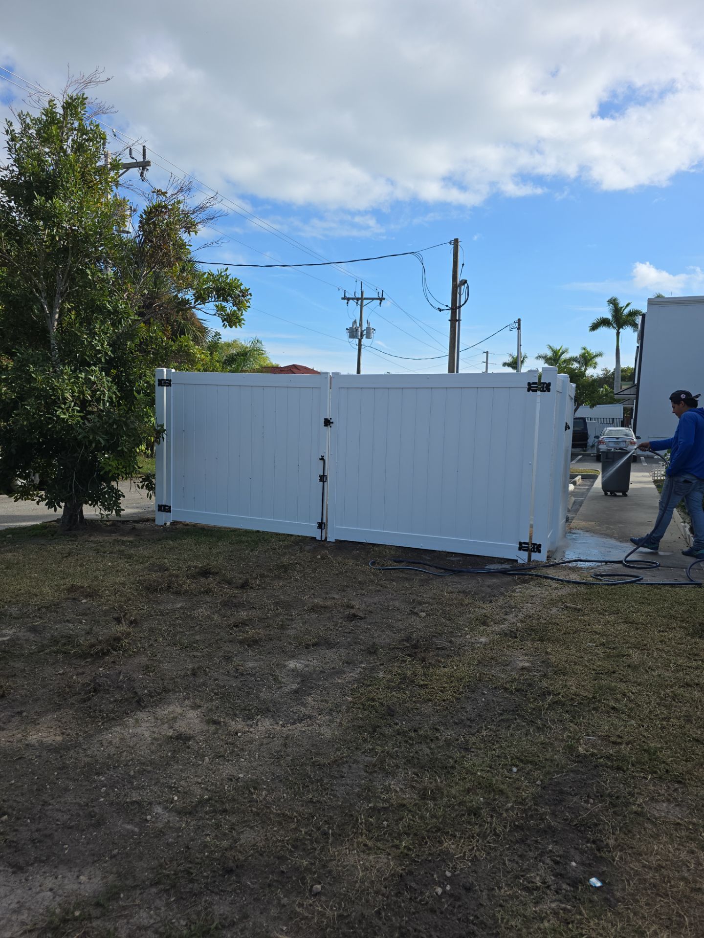 Dumpster Enclosure in Marco Island by True Fence LLC