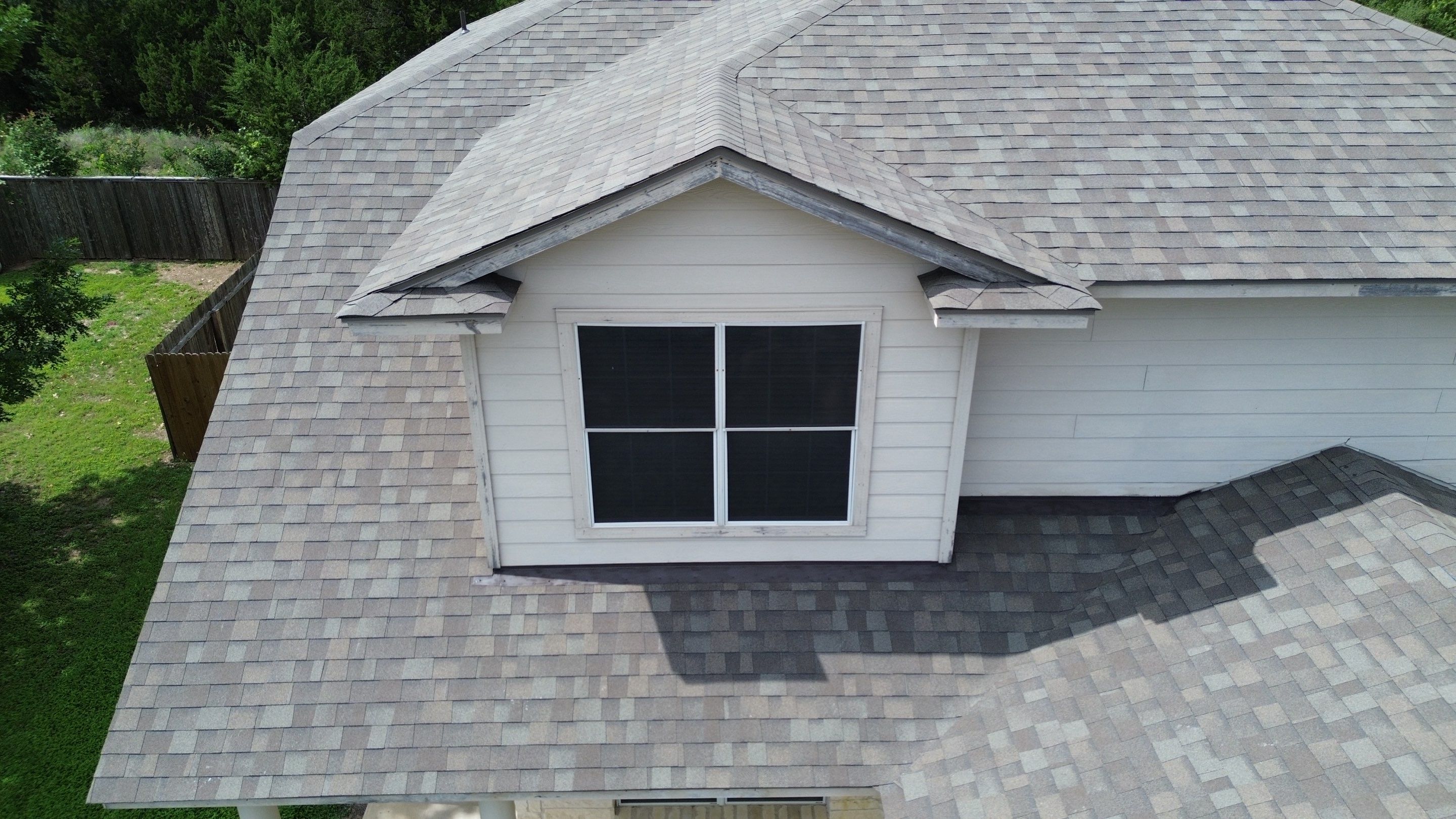 Roof Replacement in Round Rock, TX | Owens Corning Oakridge Driftwood Shingles by Kstylez Roofing & Construction