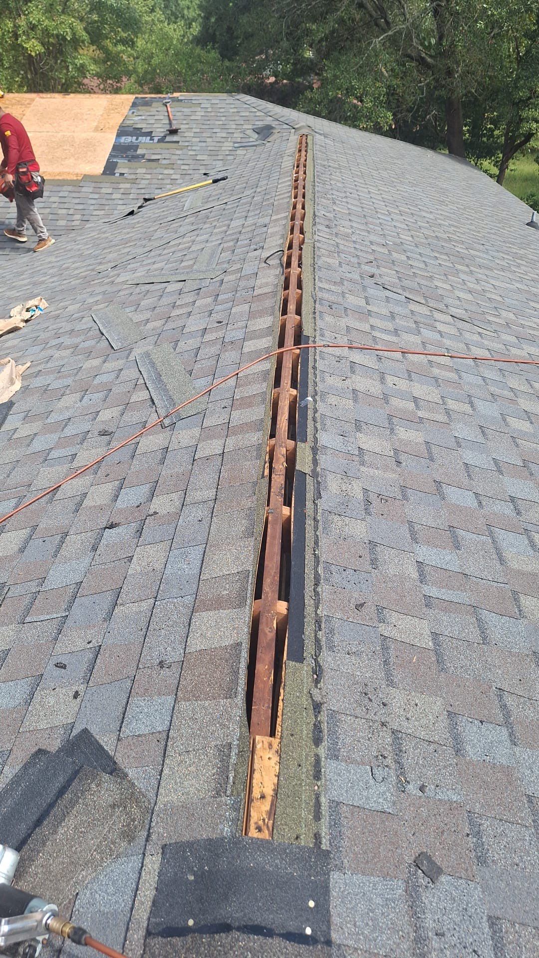 Roof Repair using Certainteed Landmark Weatherwood by RGR Construction and Roofing, LLC