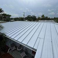 24ga 1.5" Mechanical Seam Mill Finish by Total Roofing System The Metal Roof Experts