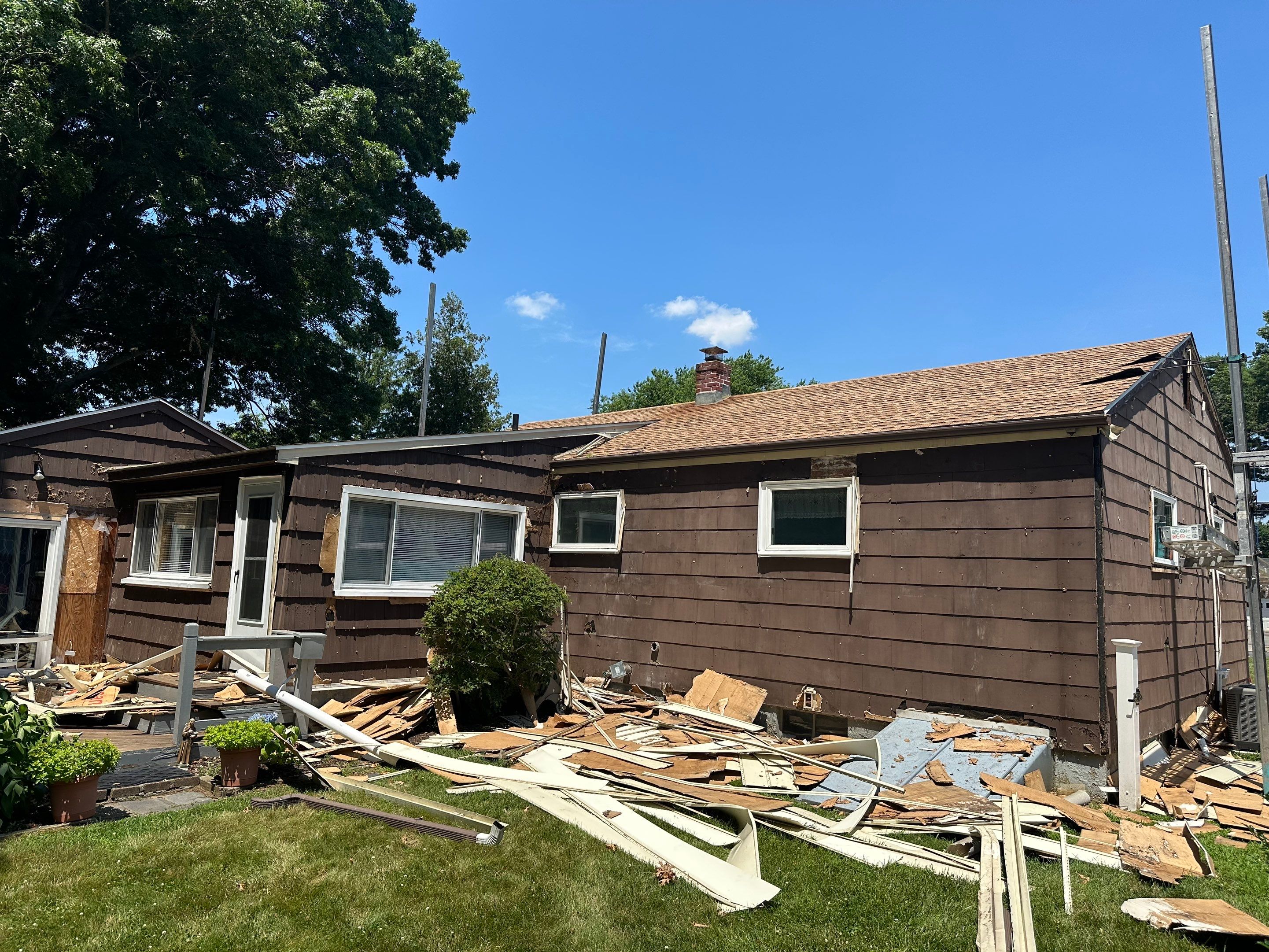 Siding Installation using Clapboard Monogram D4 Cypress by A Plus Exterior