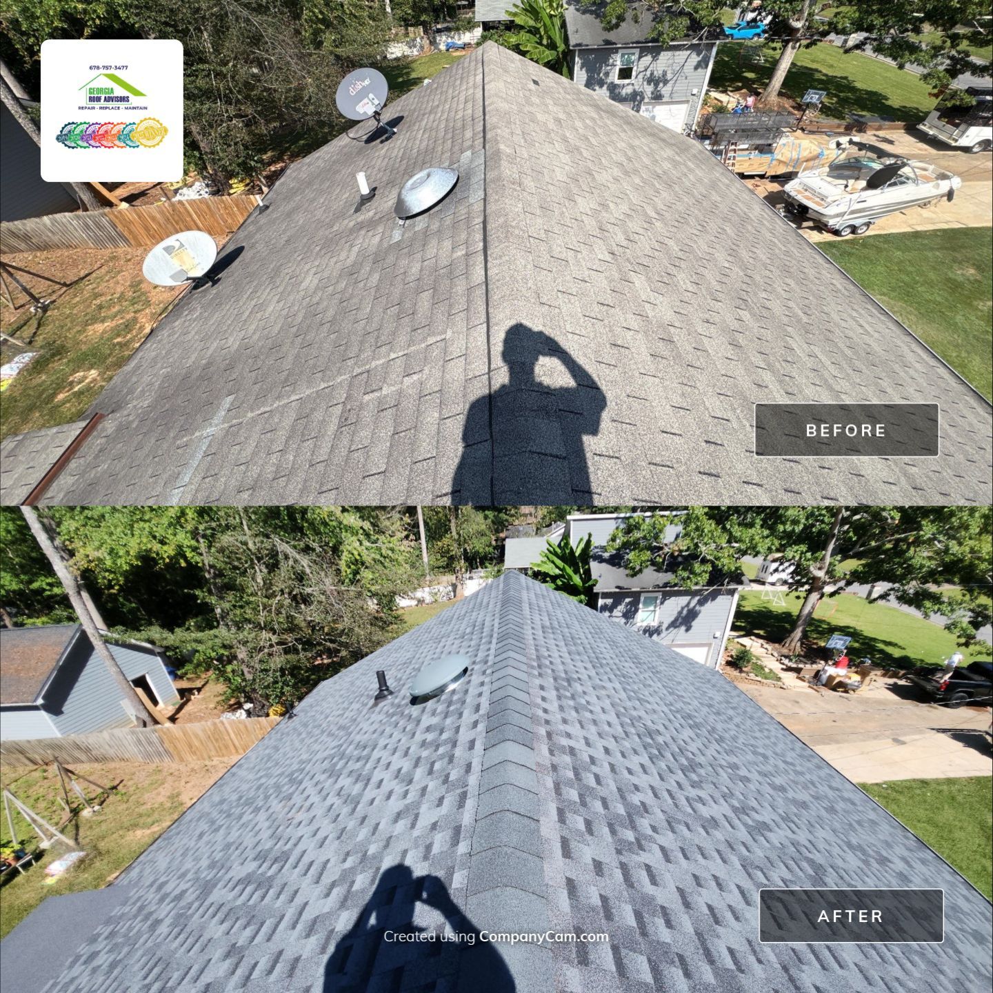 🏠 New Roof & Chimney Cap by Georgia Roof Advisors