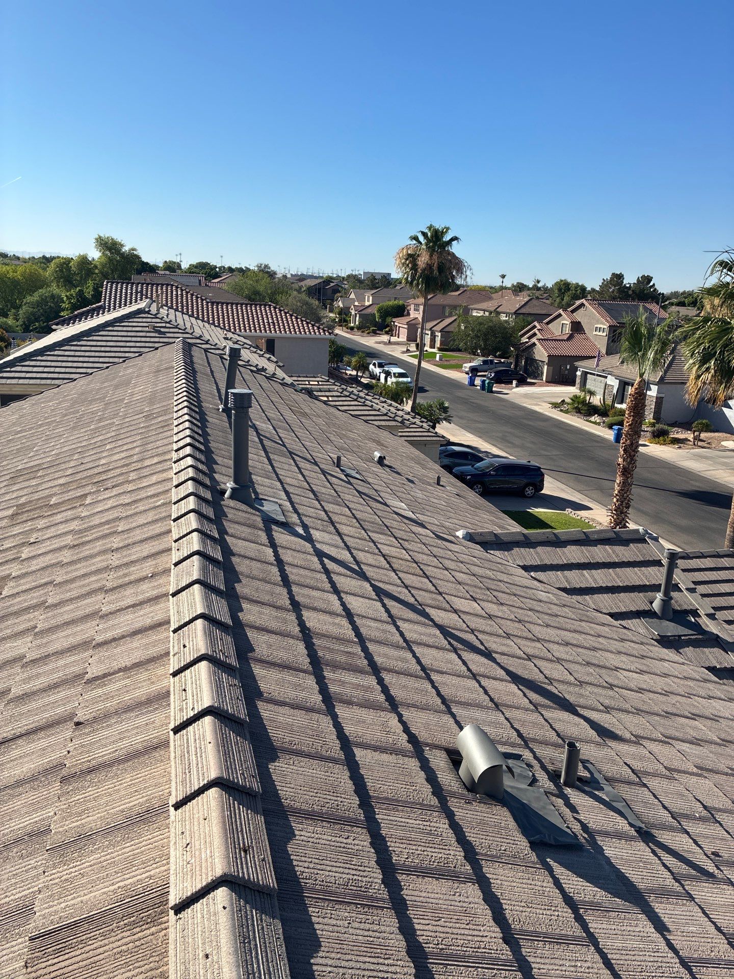 Tile Reset using Concrete Tiles in Mesa, Arizona  by Weather-Tite Roofing