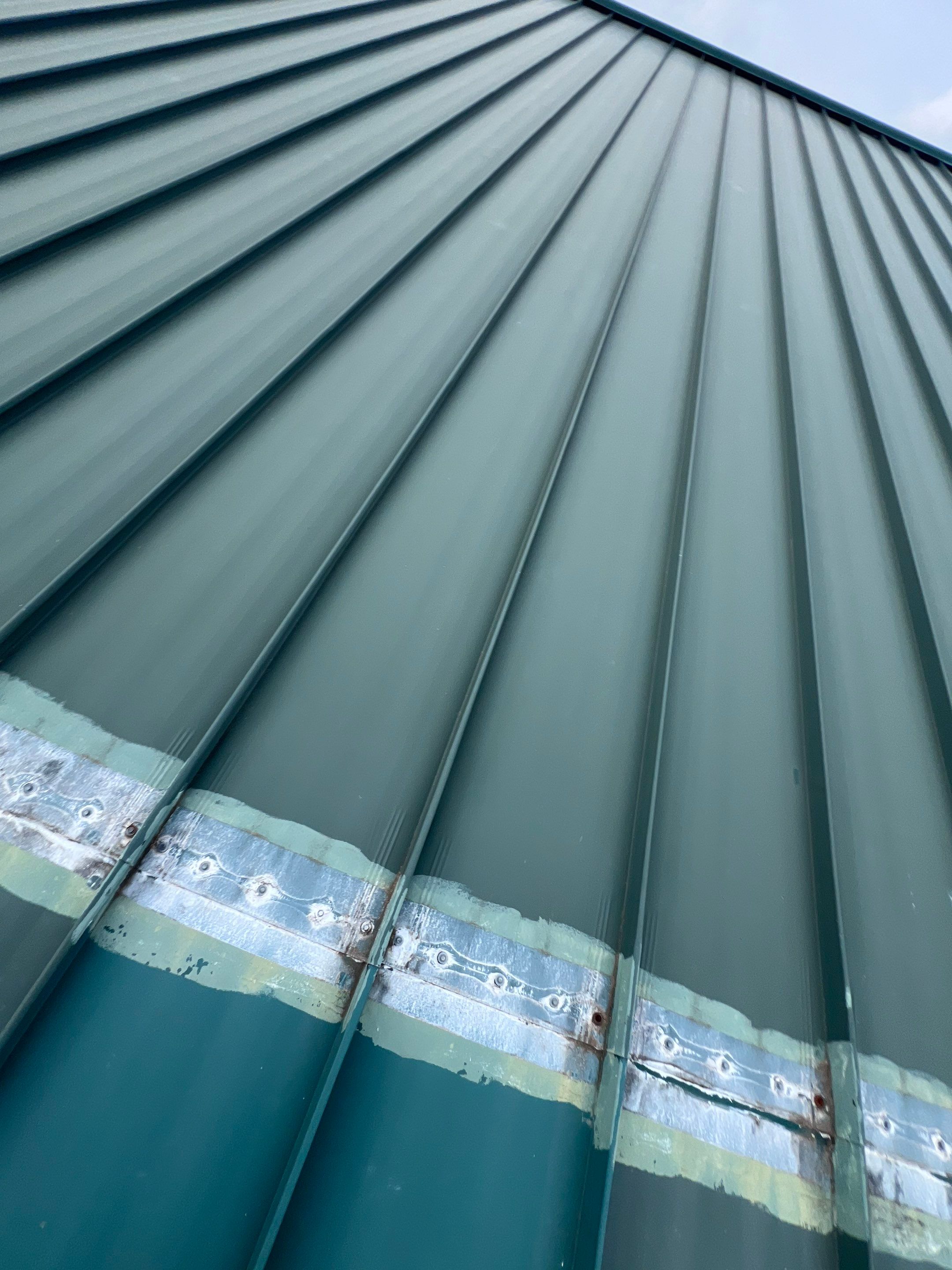 Hail Damage using Metal by Roof Repair Company