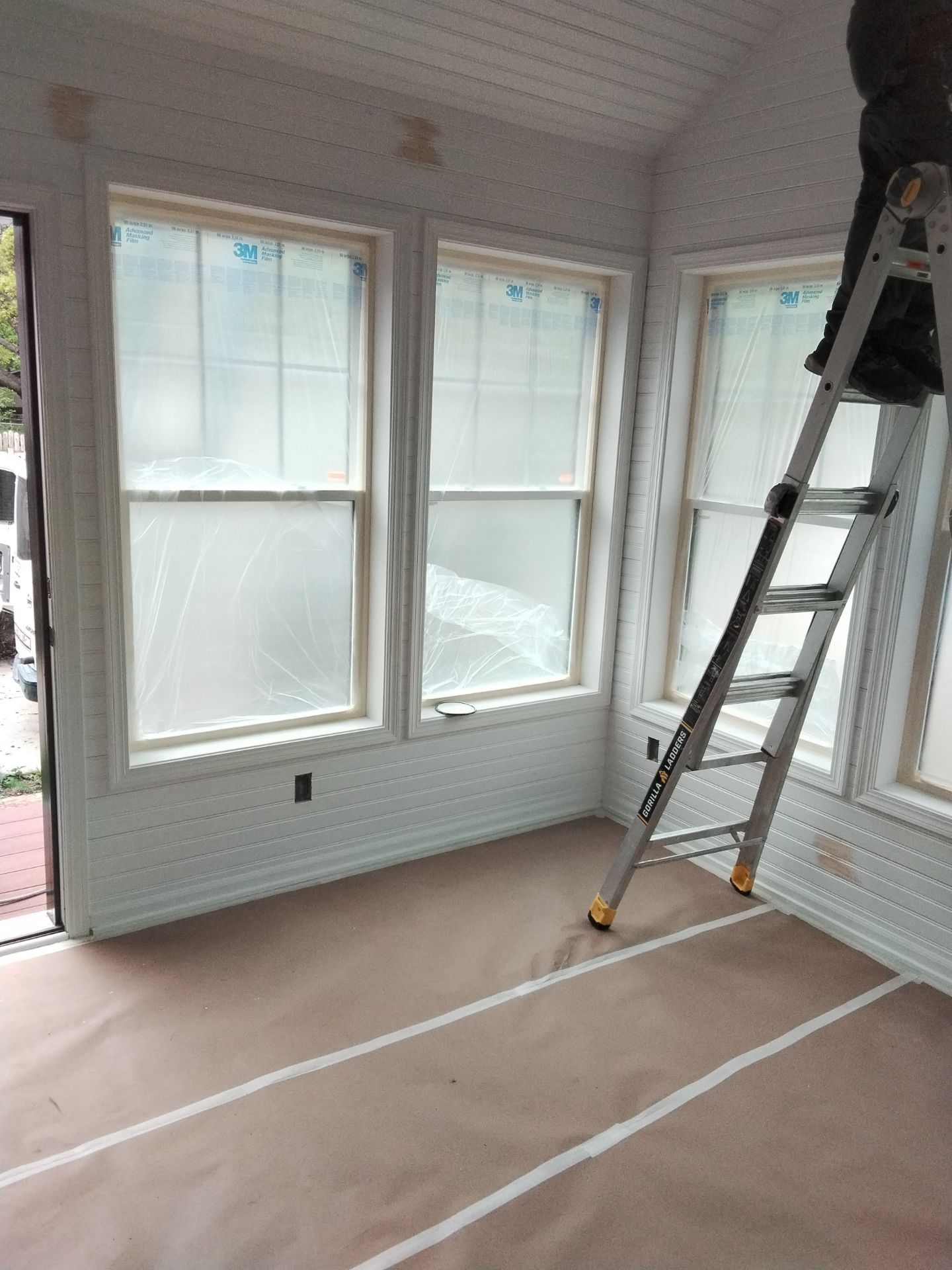 New 4 season room interior & exterior painting by Midwest Paint LLC