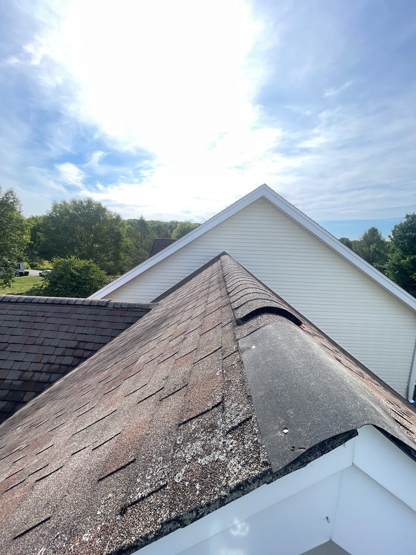 Residential Roofing Installation using Owens Corning Duration Driftwood by A Plus Exterior