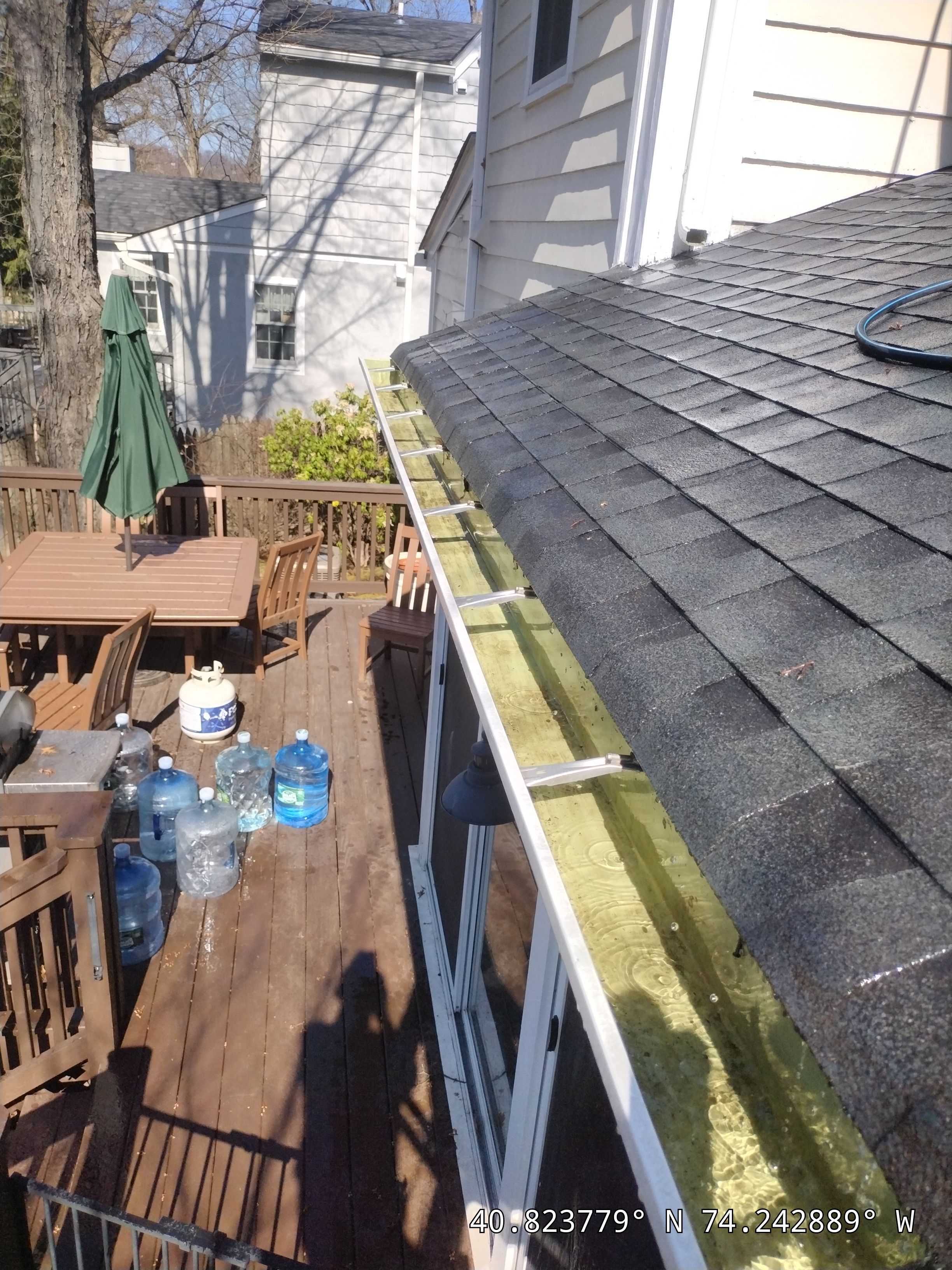 Residential Gutter Cleaning and System Assessment in Verona New Jersey by NJ Home Maintenance Services