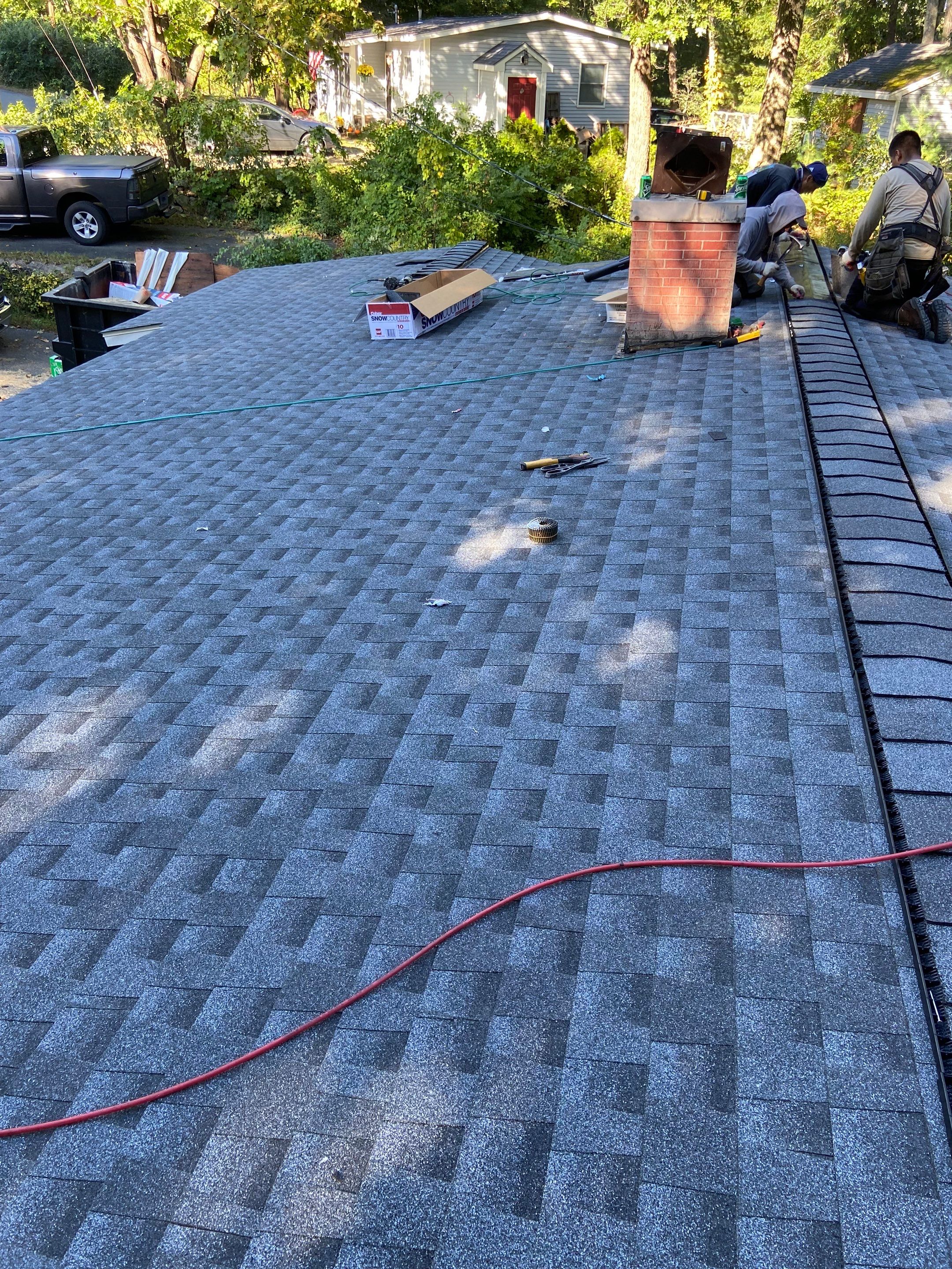 Residential Roofing Installation using GAF Timberline HDZ by Sensible Home Solutions
