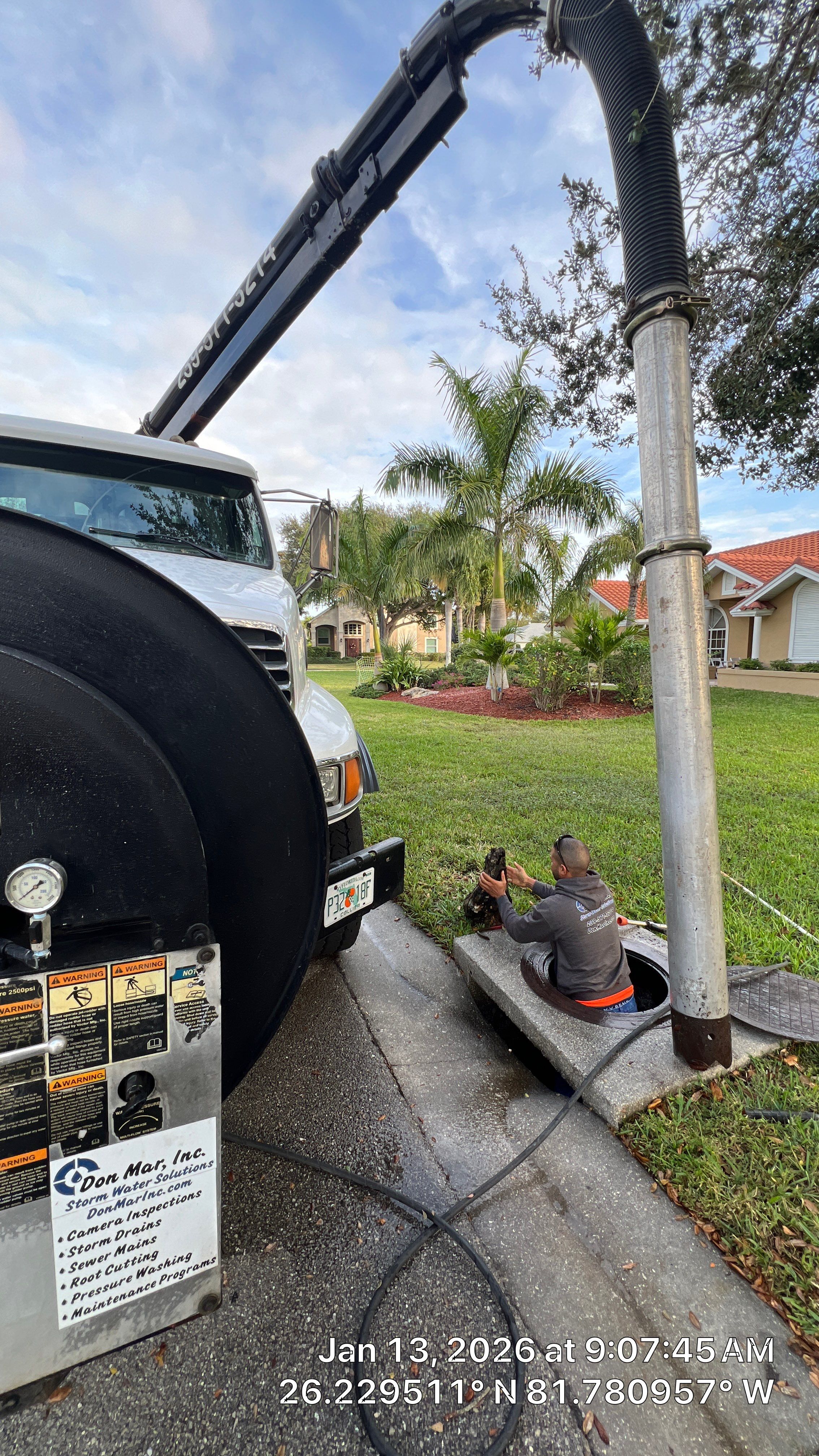 Naples Community Root Intrusion Investigation with P.R.S. by APS Power & Water
