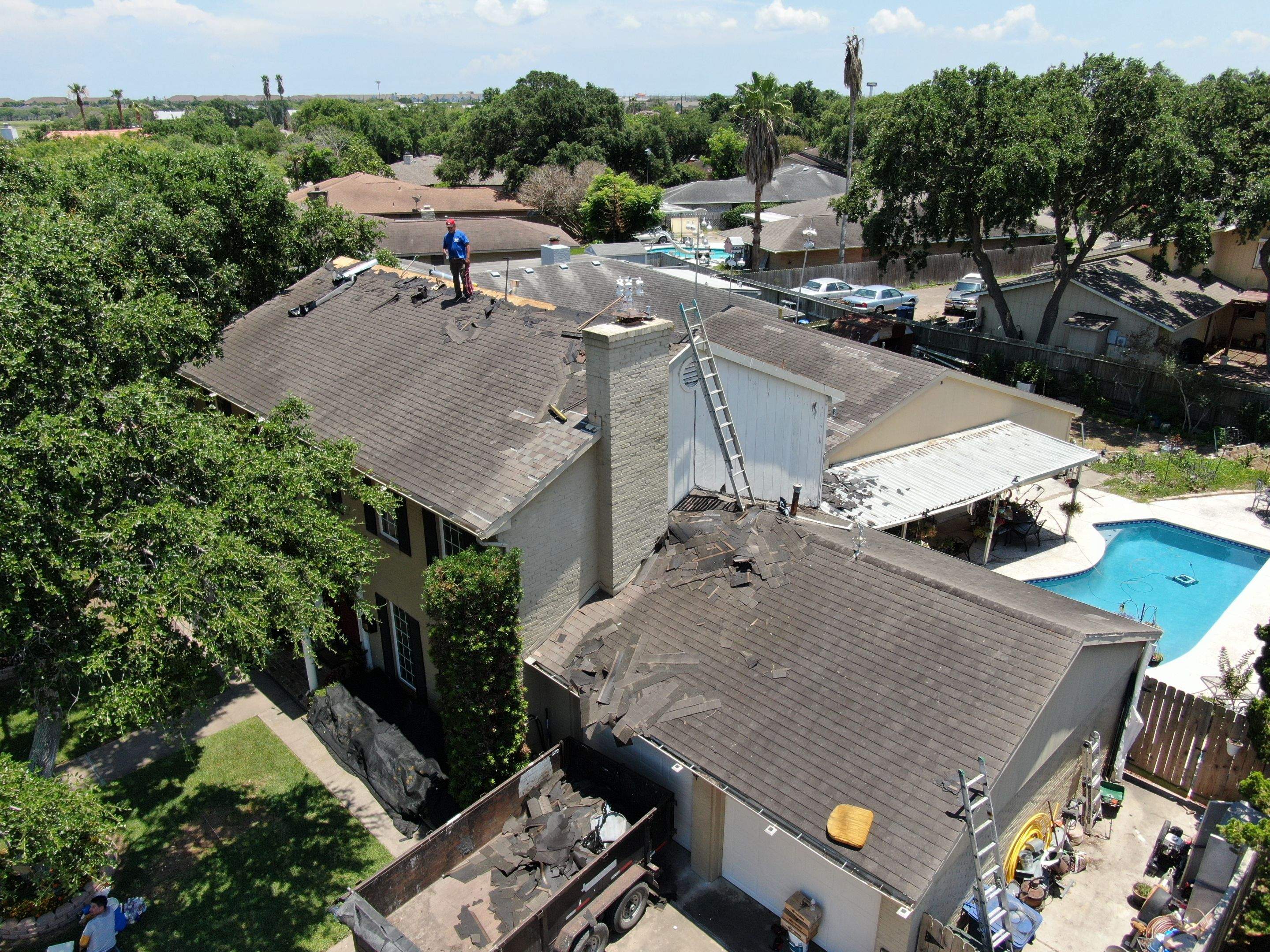 Its to Hot! Insulate this roof by Bayfront Roofing and Construction