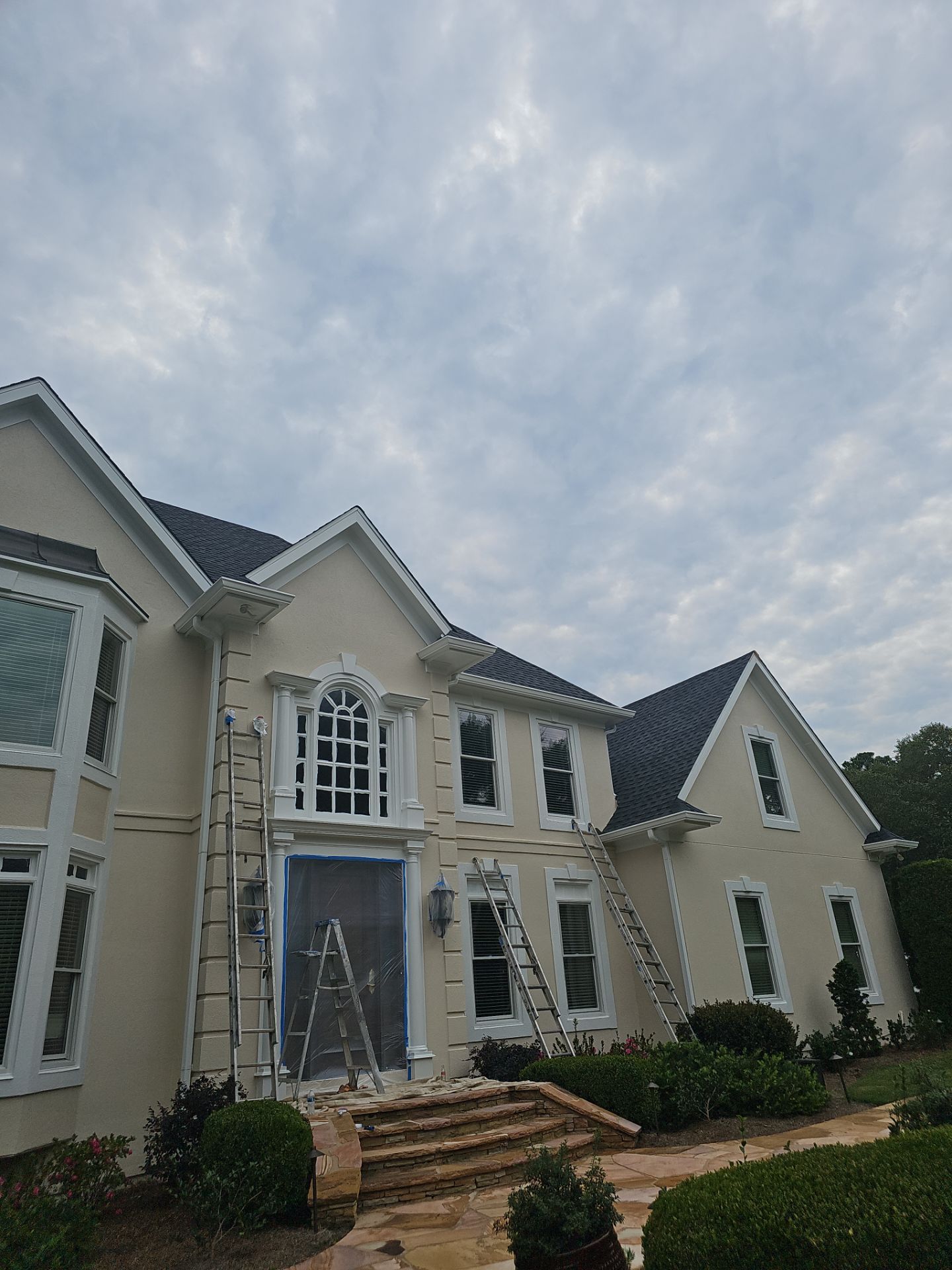 Exterior Transformation in Jonhs Creek by Atlanta's Paint Doctor