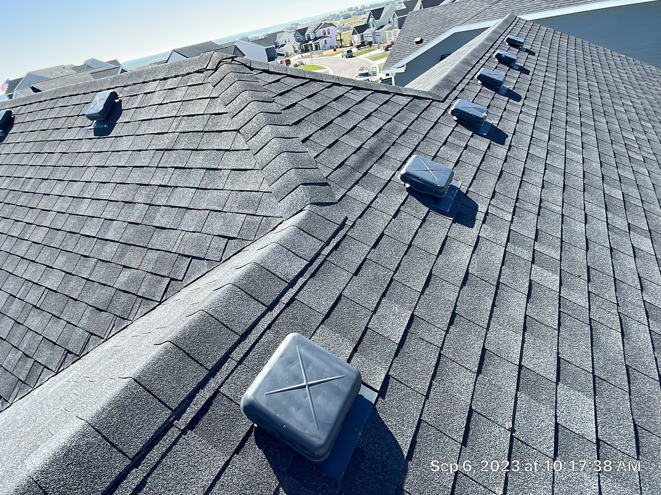 Residential Roofing Installation using Atlas Pinnacle Impact Black Shadow by Blue Peaks Roofing LLC 